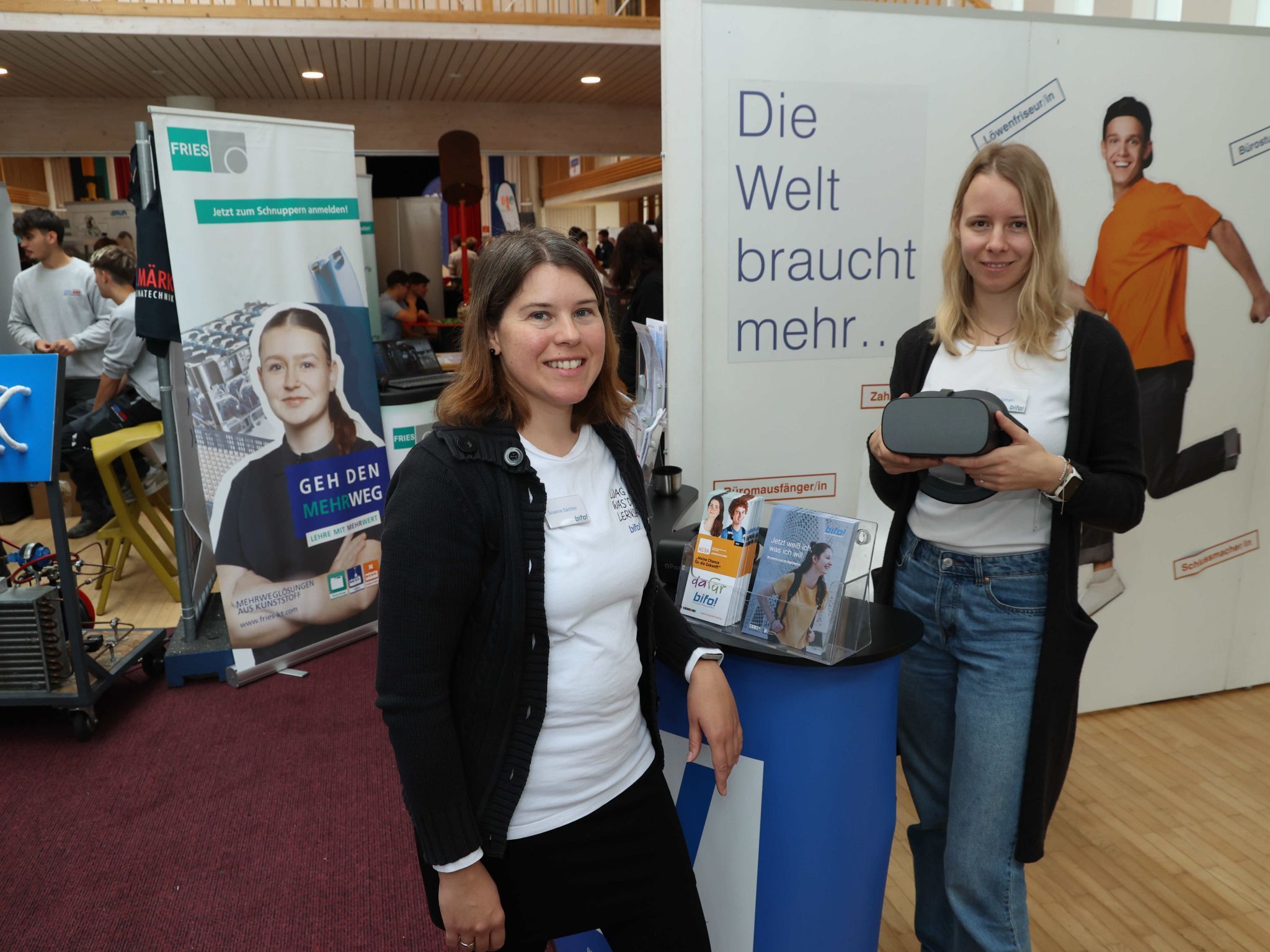 Susanna Gächter und Jasmin Spiegel vom 