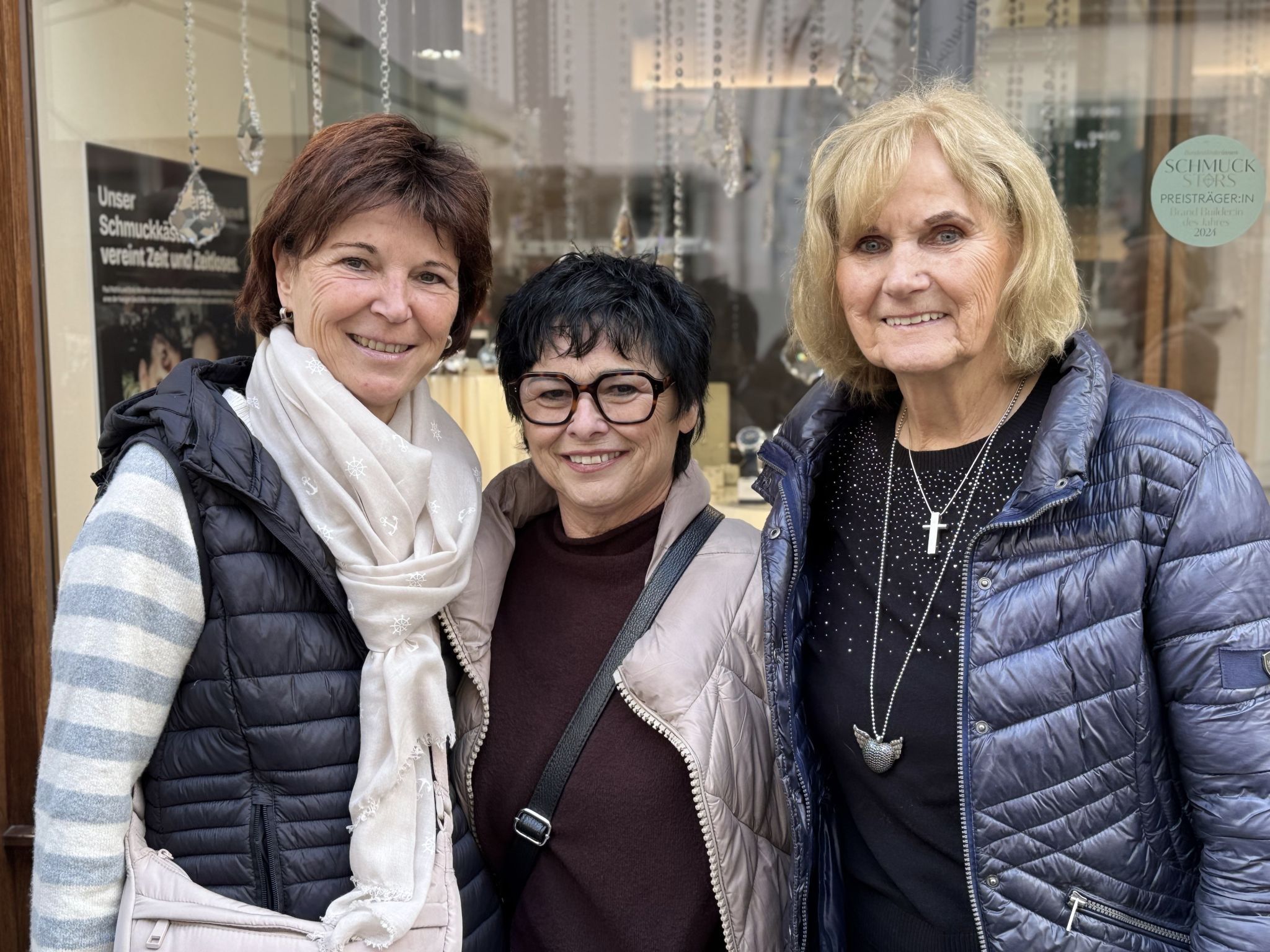 Regina Peter, Biggi Natter und Johanna Mathis.