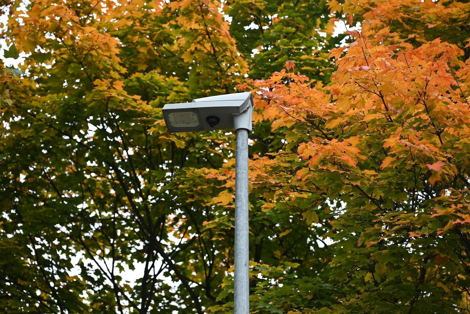 Der Kopf der Straßenlaterne wird ausgetauscht und mit intelligenter LED-Technik versehen.