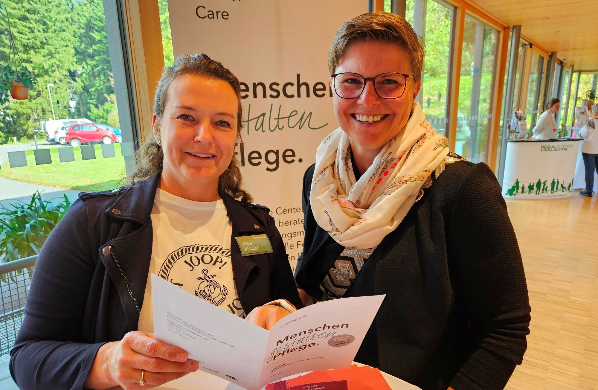 Ein besonderer Schwerpunkt war natürlich die Ausbildung. Connexia Bregenz gab Einblicke in die Pflegeberufe bzw. über die Einstiegsmöglichkeiten im Gesundheits- und Sozialbereich.