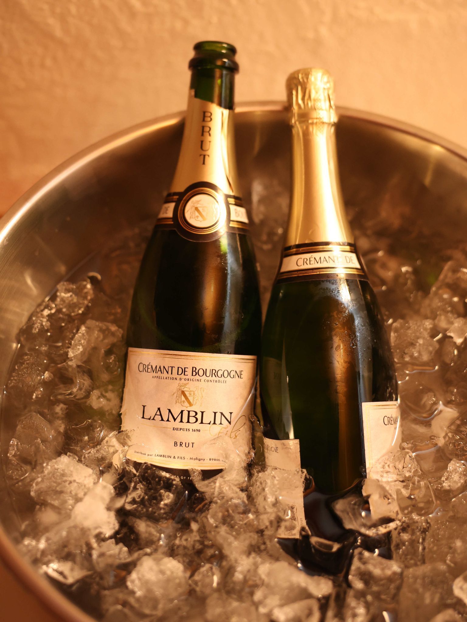 Als Aperitif gab es einen Cremant aus dem Burgund.