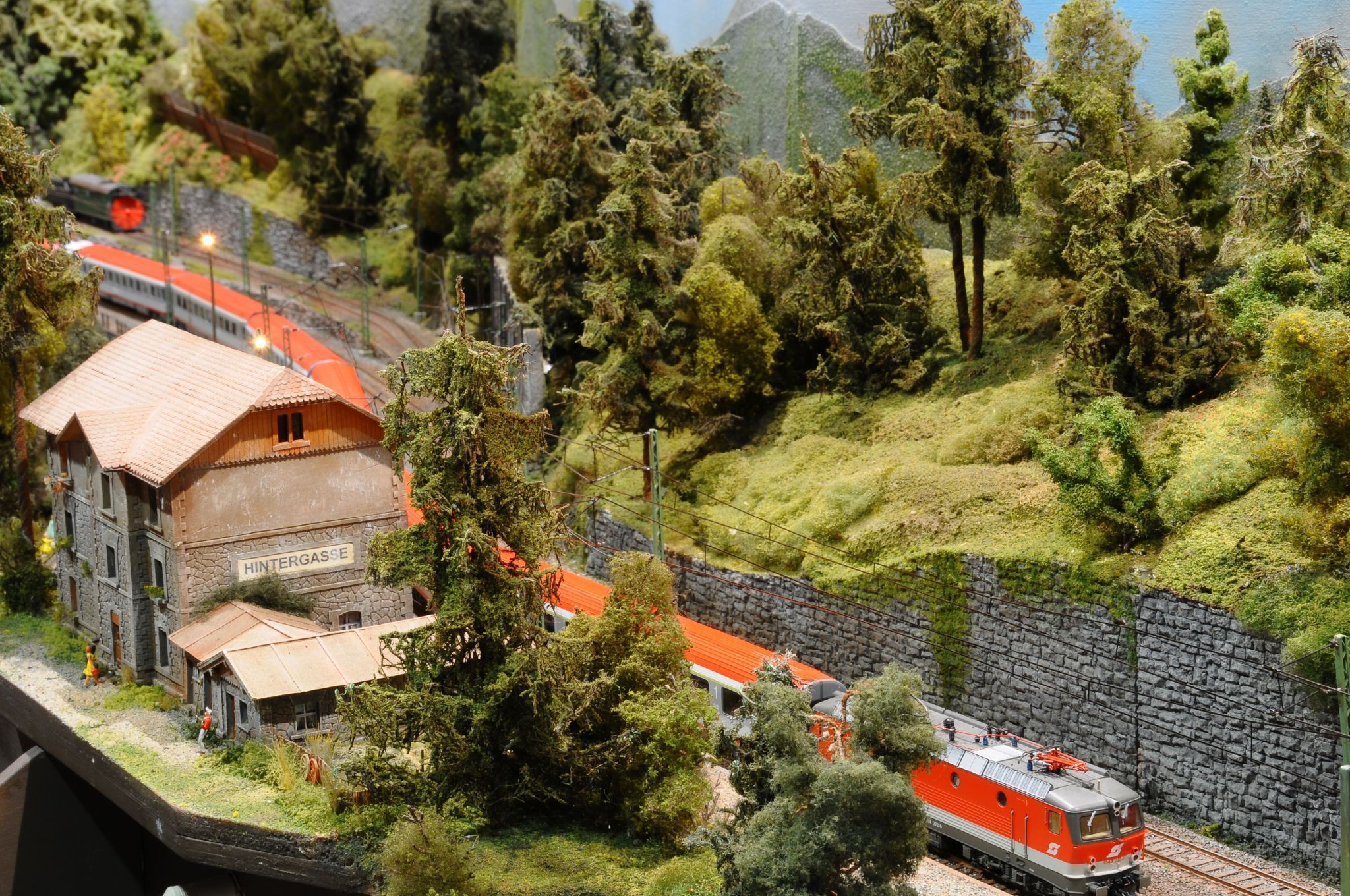 Modell Bahnhof Hintergasse - Foto: Modelleisenbahnclub Bregenz