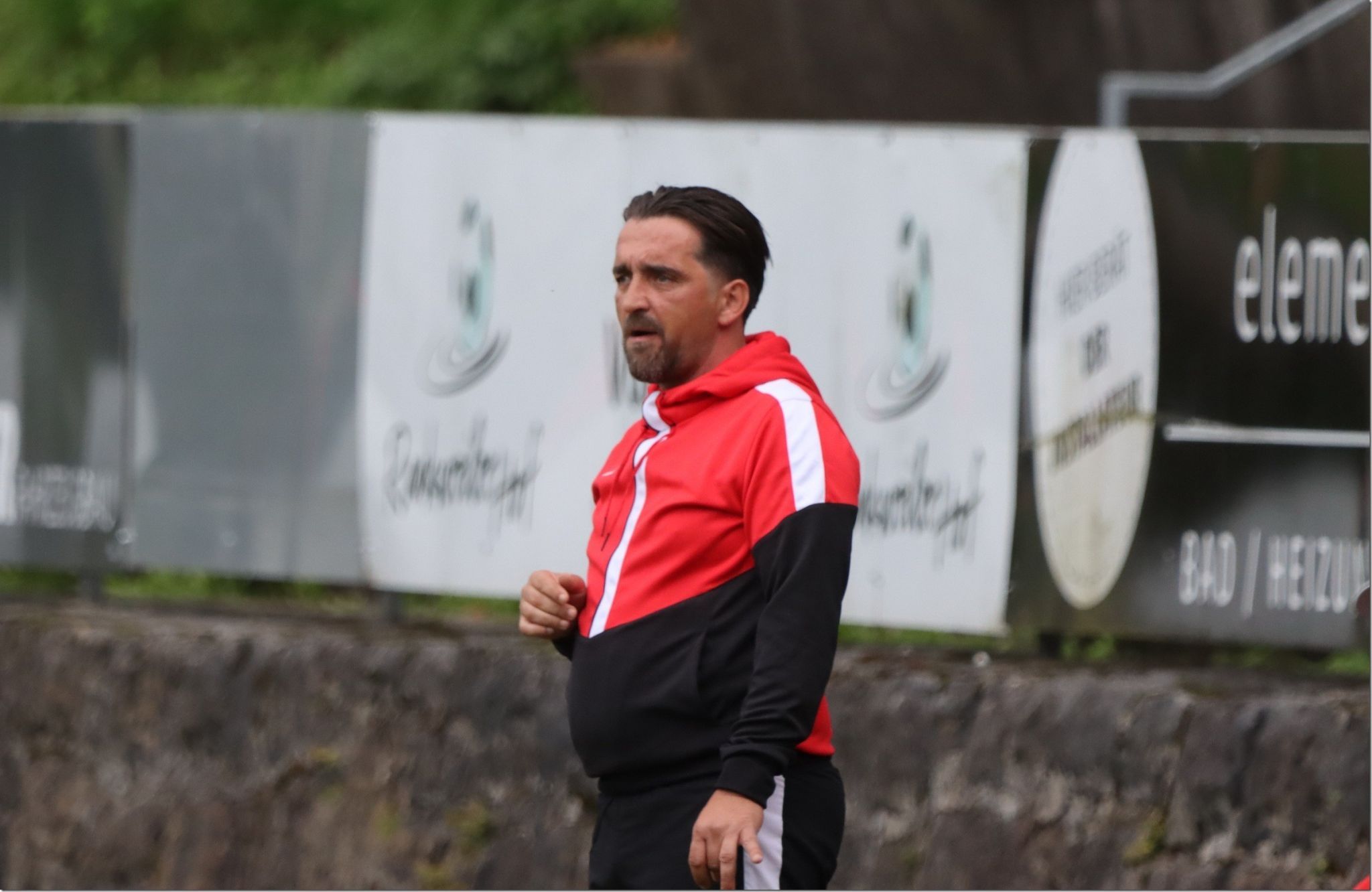 Durchatmen bei Coach Adem Fazliu. 