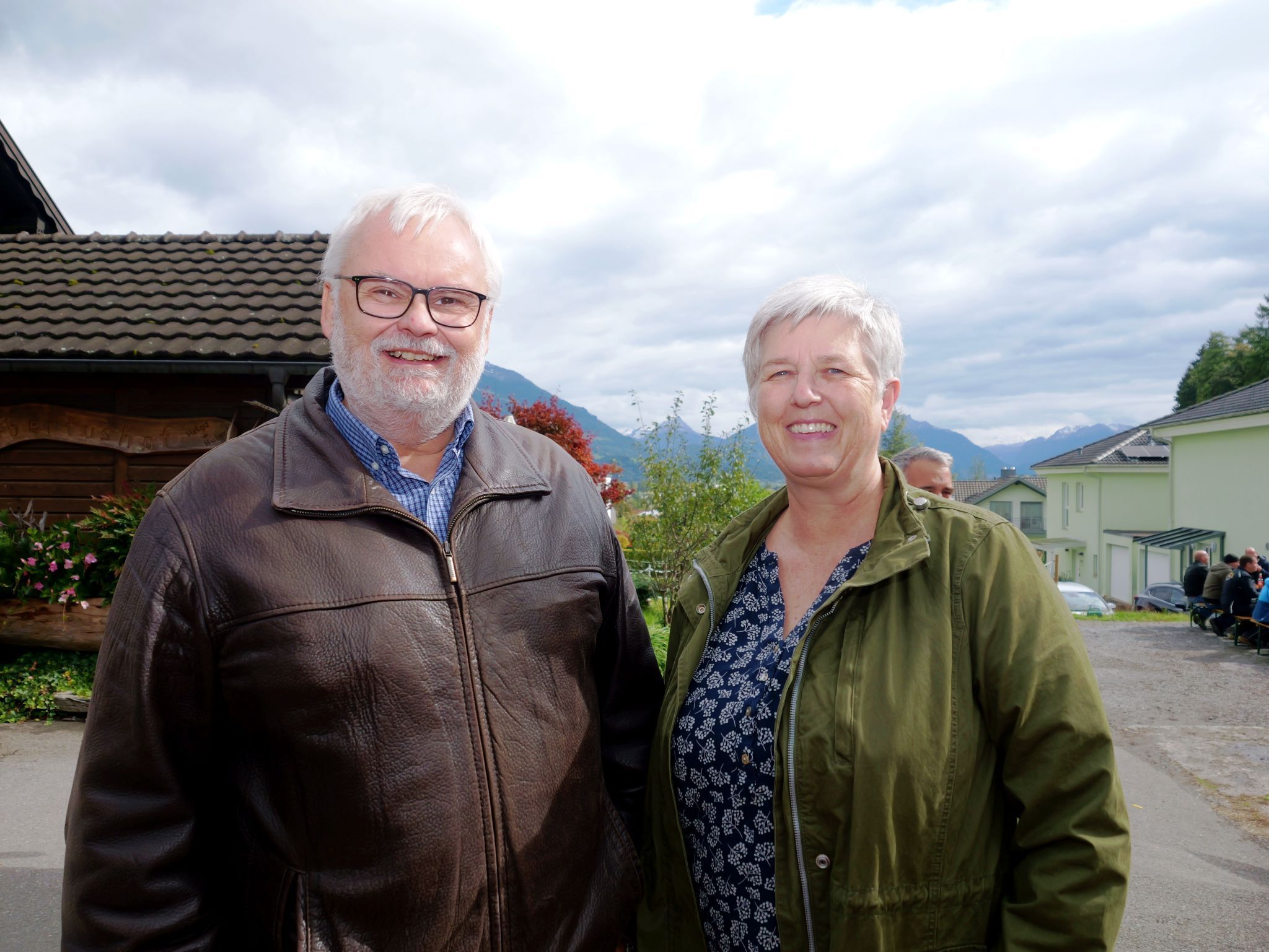 Auch Harald und Pia Rammel vom Obst- und Gartenbauverein schauten vorbei.