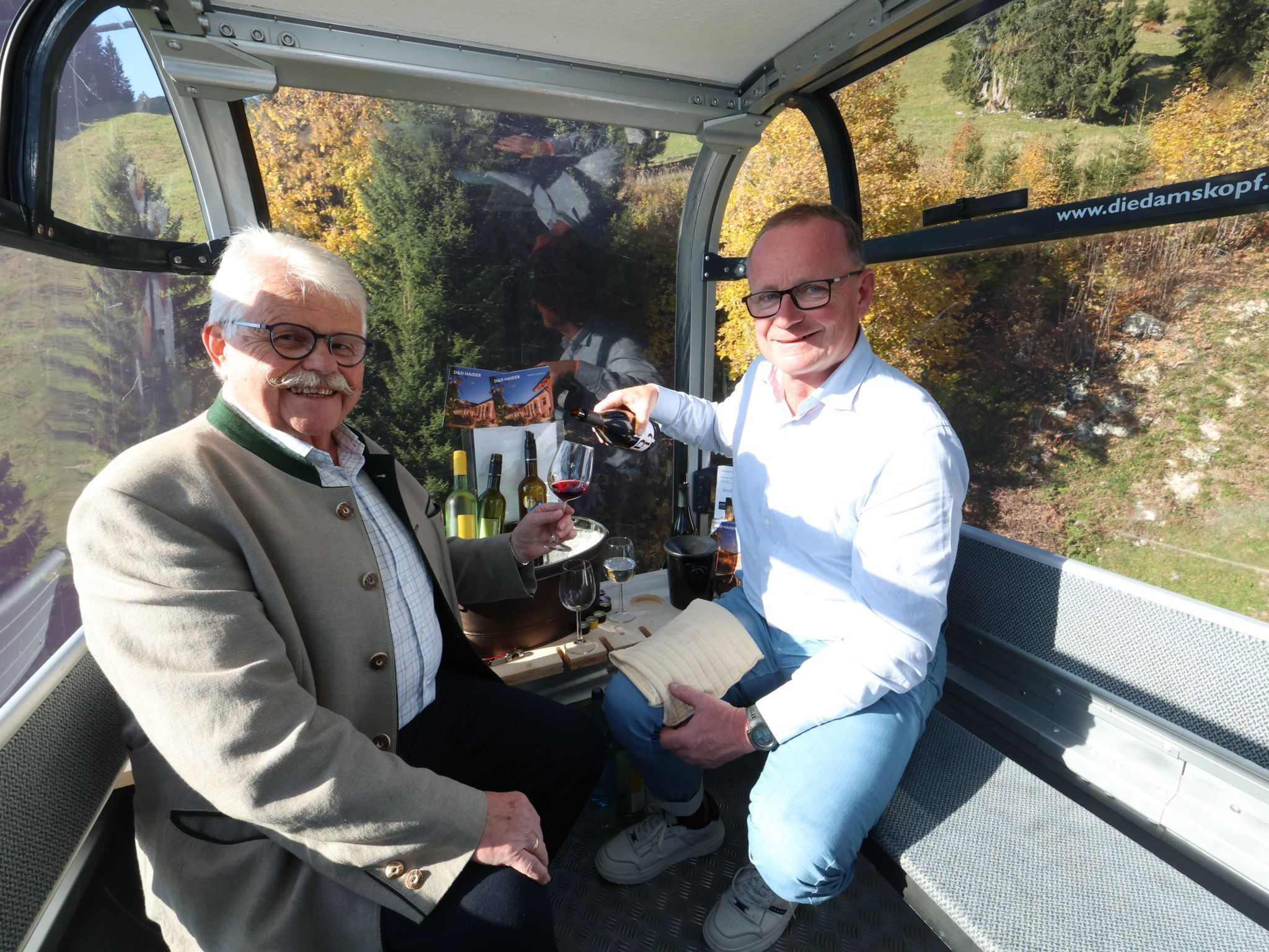 VSOV-Präsident Willi HIrsch und Dietmar Haider (Jois).