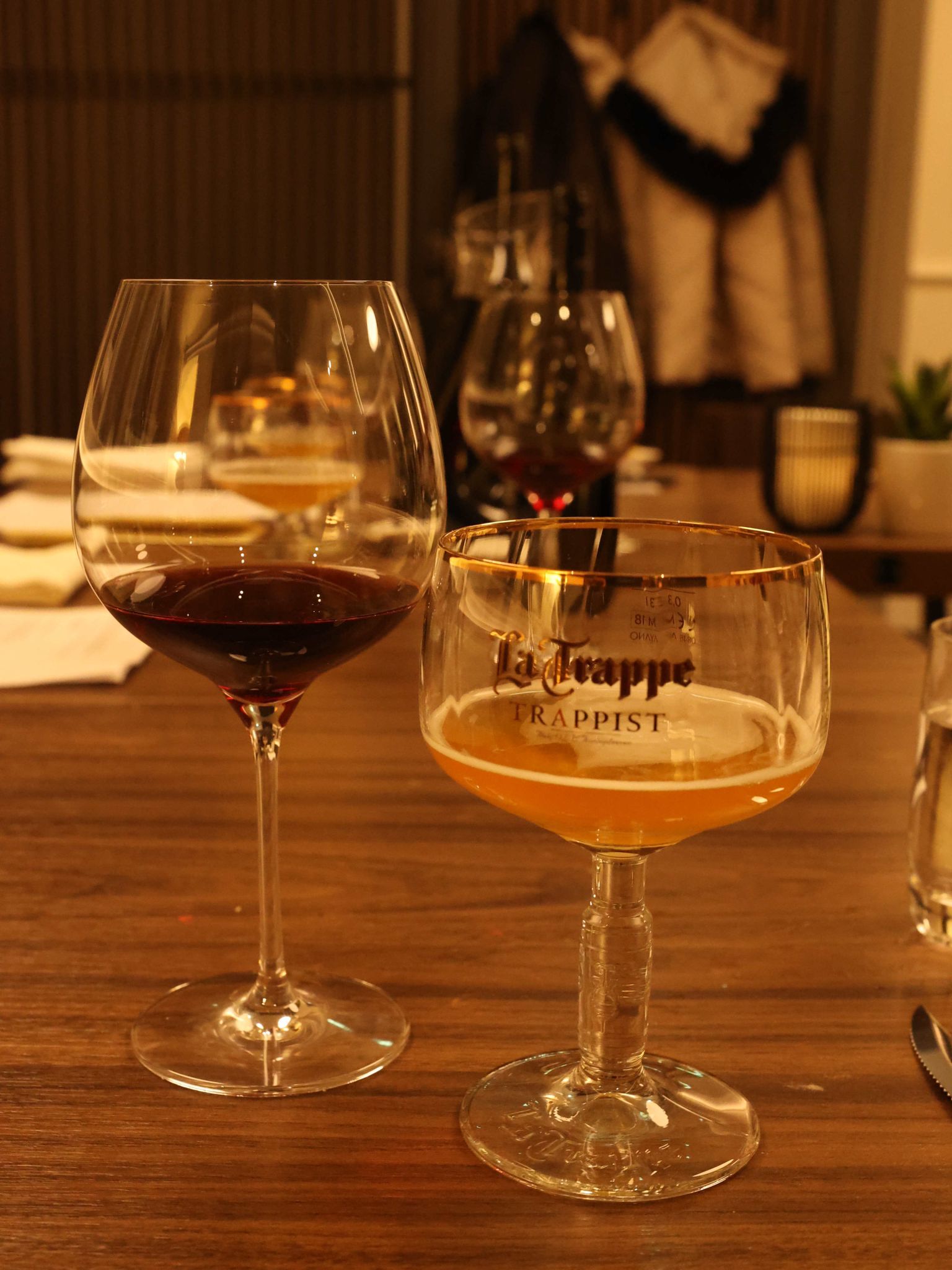 Pinot Noir vom Weingut Zull und das dänische Trappistenbier