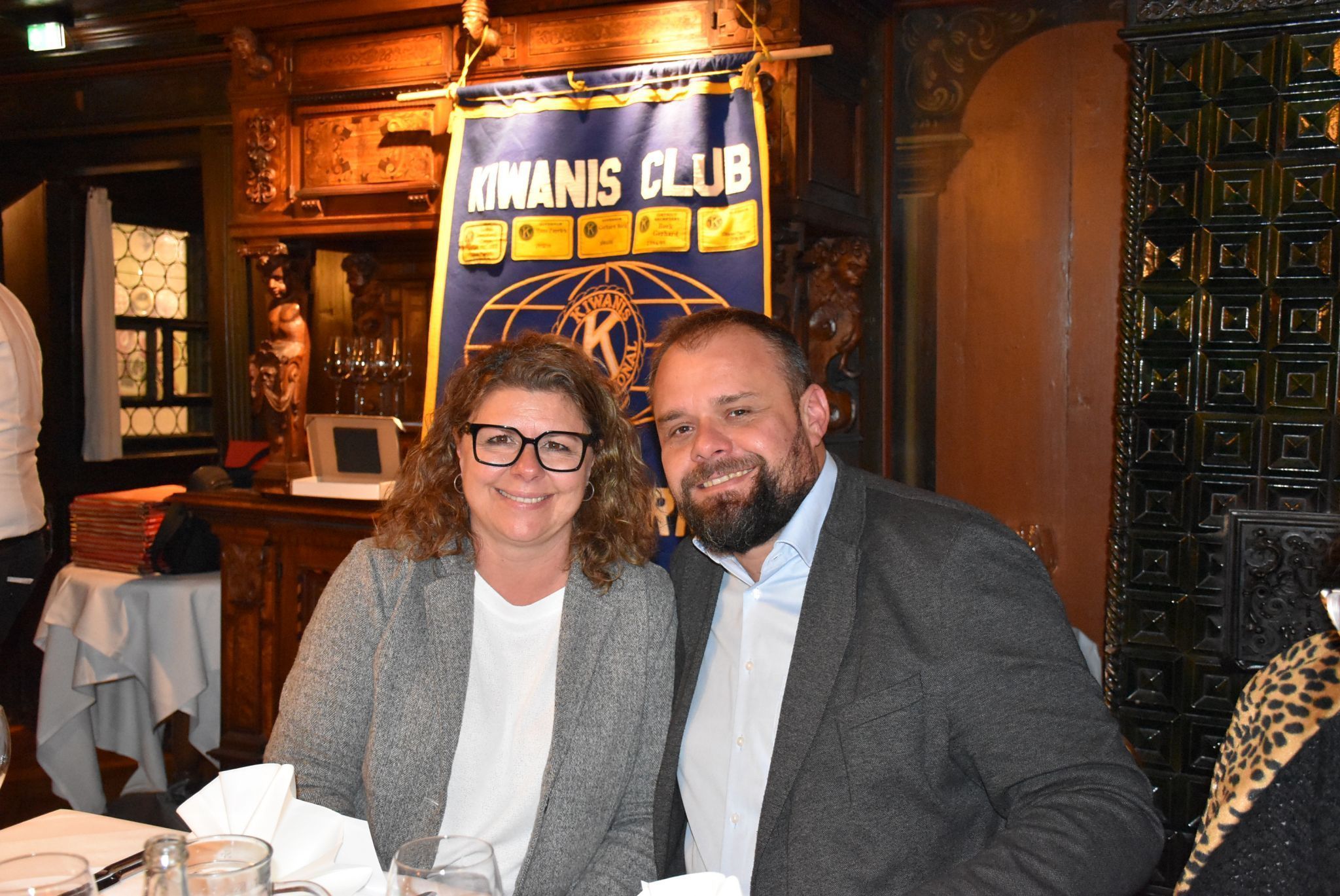Bgm. Markus Fäßler mit Gattin Beate bei den Kiwanis