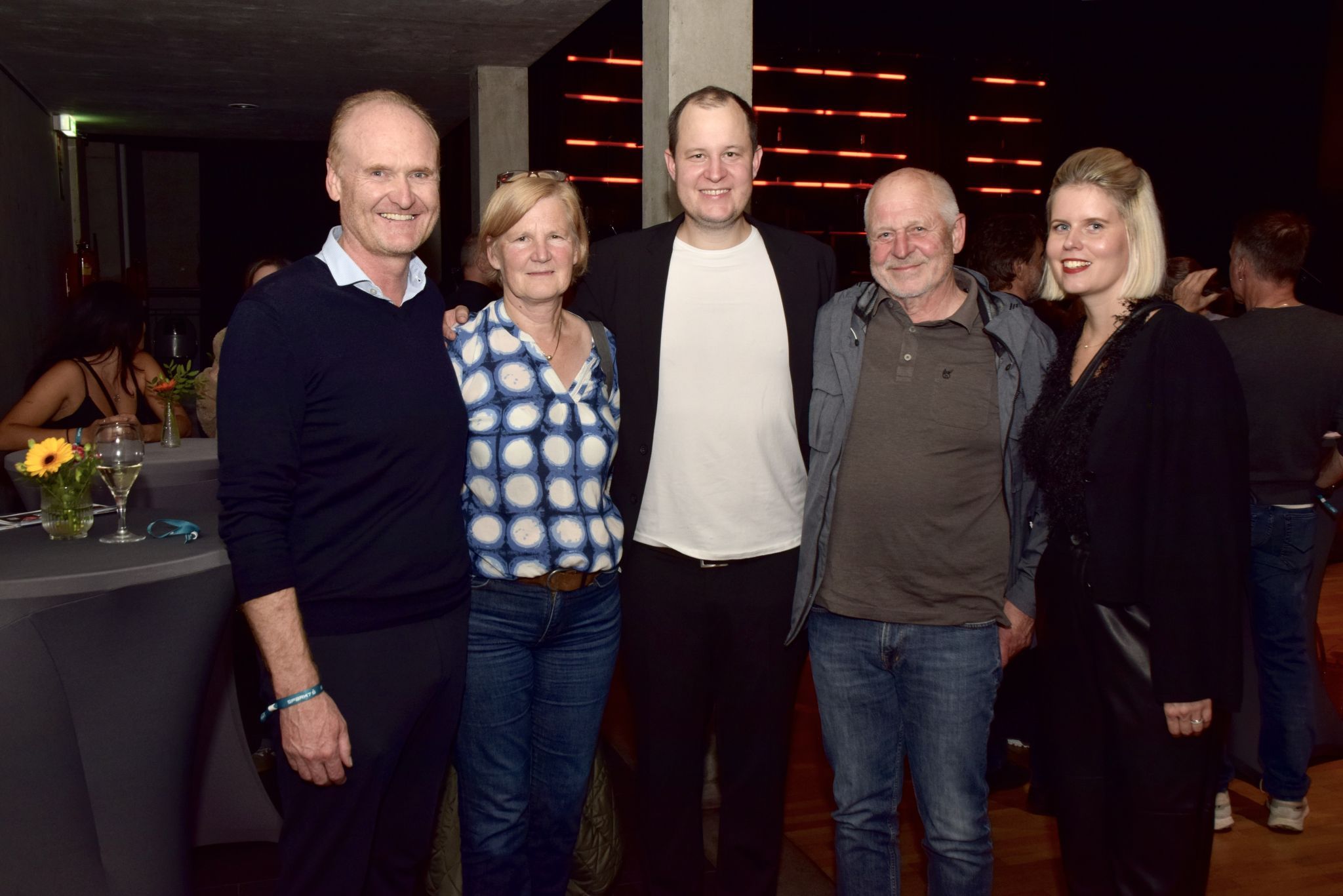 Guido Flatz, Helga, Stefan und Franz Höfel sowie Julia Berchtold. Stefan Höfel leitet die Bludenz Big Band Union.