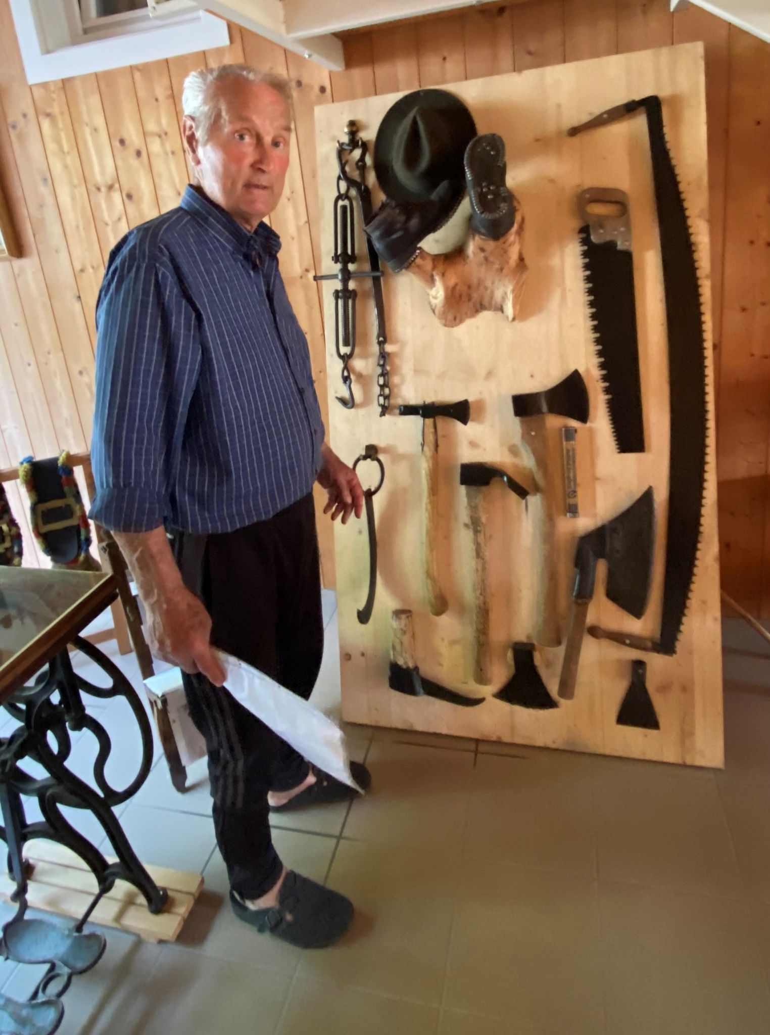 Ein Hobby von Josef war das Sammeln alter Werkzeuge und Gebrauchsgegenstände.