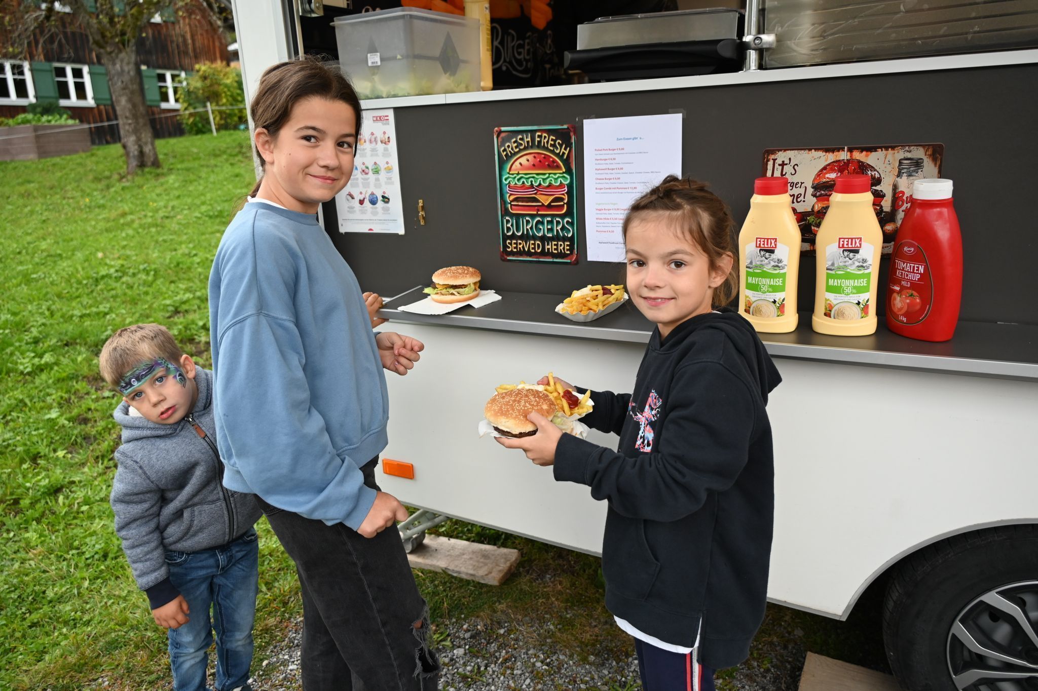 Beim Foodtruck gab es allerhand Leckereien.