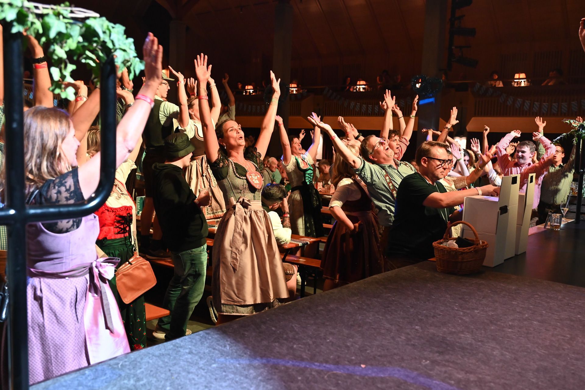 Festzeltstimmung herrschte beim ersten Oktoberfest im Lustenauer Reichshofsaal.