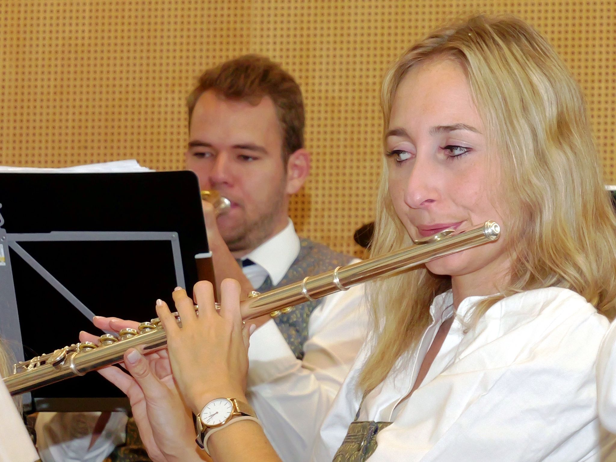 Große musikalische Spielfreude und Vielfalt herrschte beim Auftritt der Partnerkapelle aus Meckenbeuren.