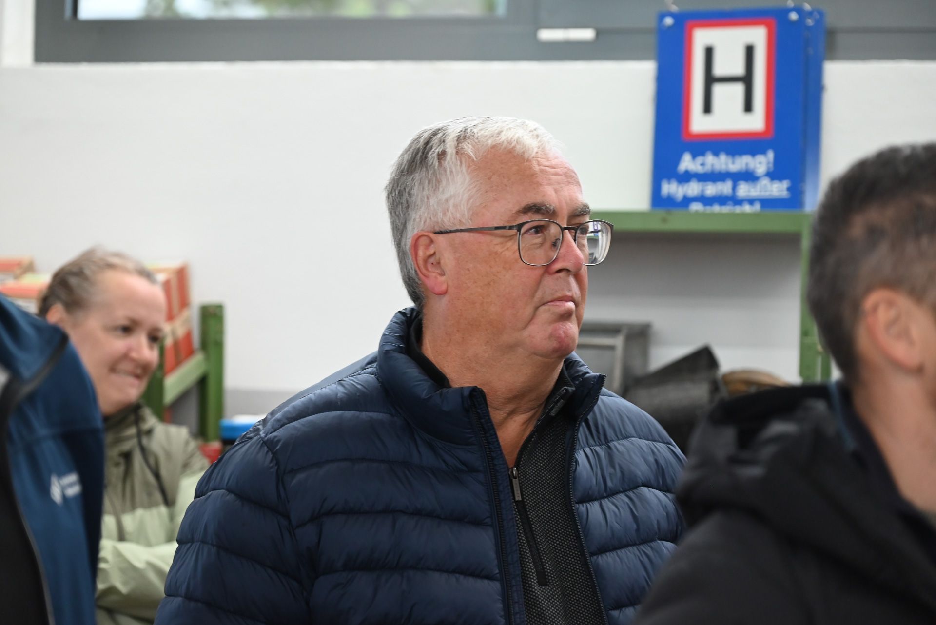 Auch der ehemalige Wasserwerksleiter Michael Bösch war zum Spatenstich gekommen. Er war ein wesentlicher Wegbereiter dieses Großprojektes.