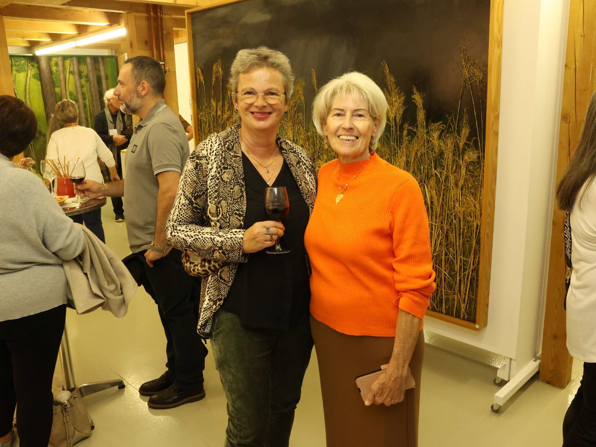 MAria Leeb (Märker Bidlerrahmen) und Rita Kresseer.