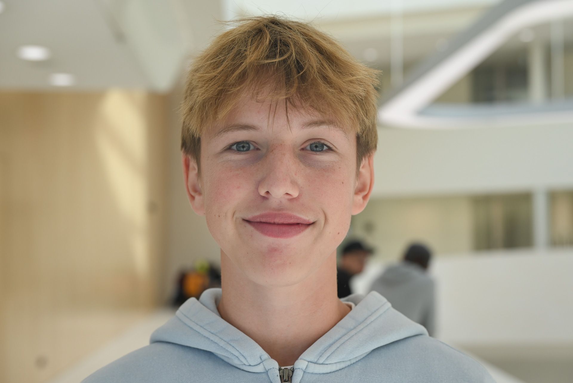 „Mich interessiert alles, deshalb bin ich auch für alles offen. Einen wirklichen Plan habe ich noch nicht. Von heute nehme ich vor allem die Message mit, immer nachzufragen, denn nur so erhält man Antworten.“ Jakob Kohler (16), HAK Bregenz