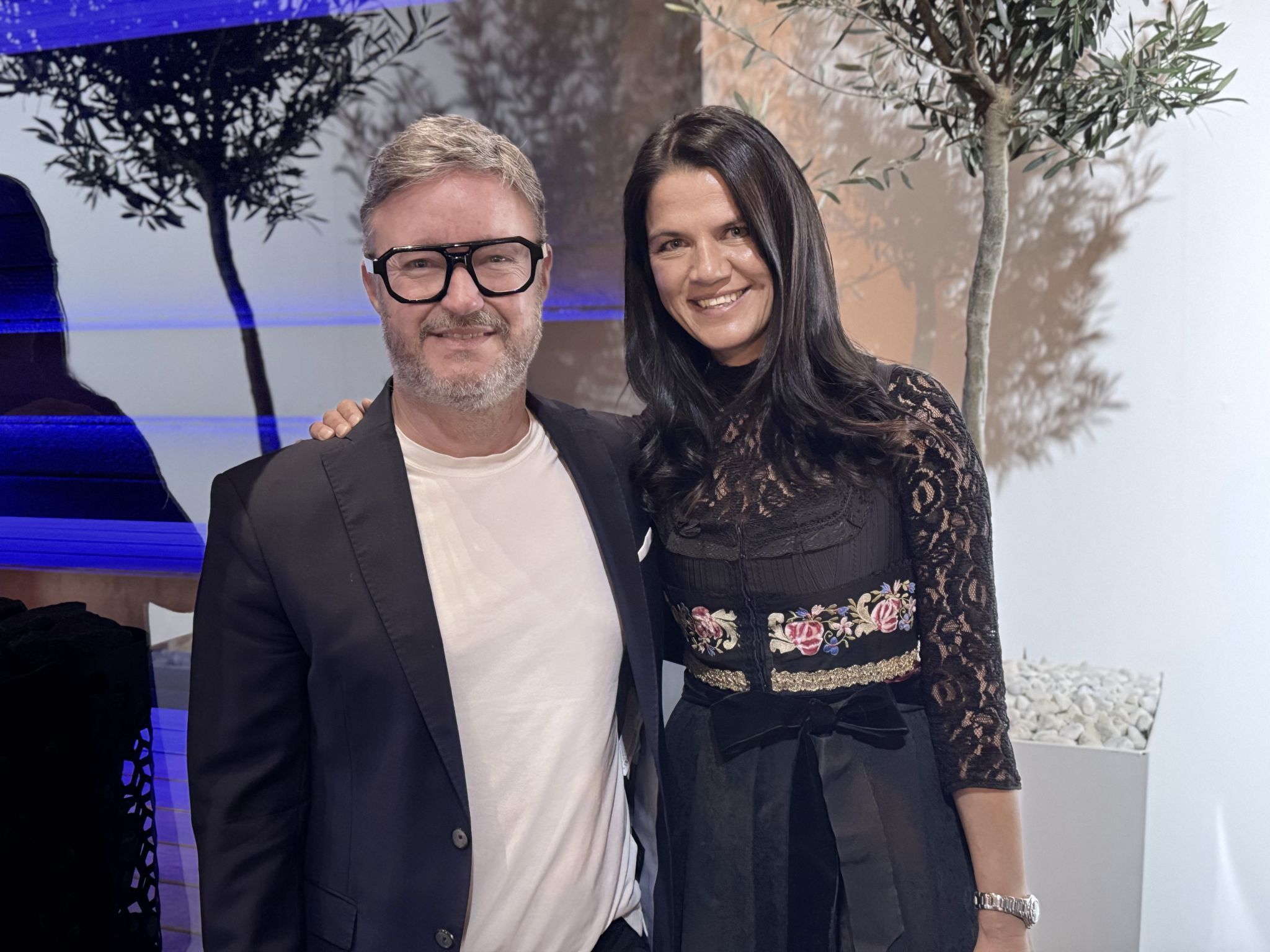 Markus Geyeregger und Annette Burtscher präsentierten ihre Wellness Produkte.