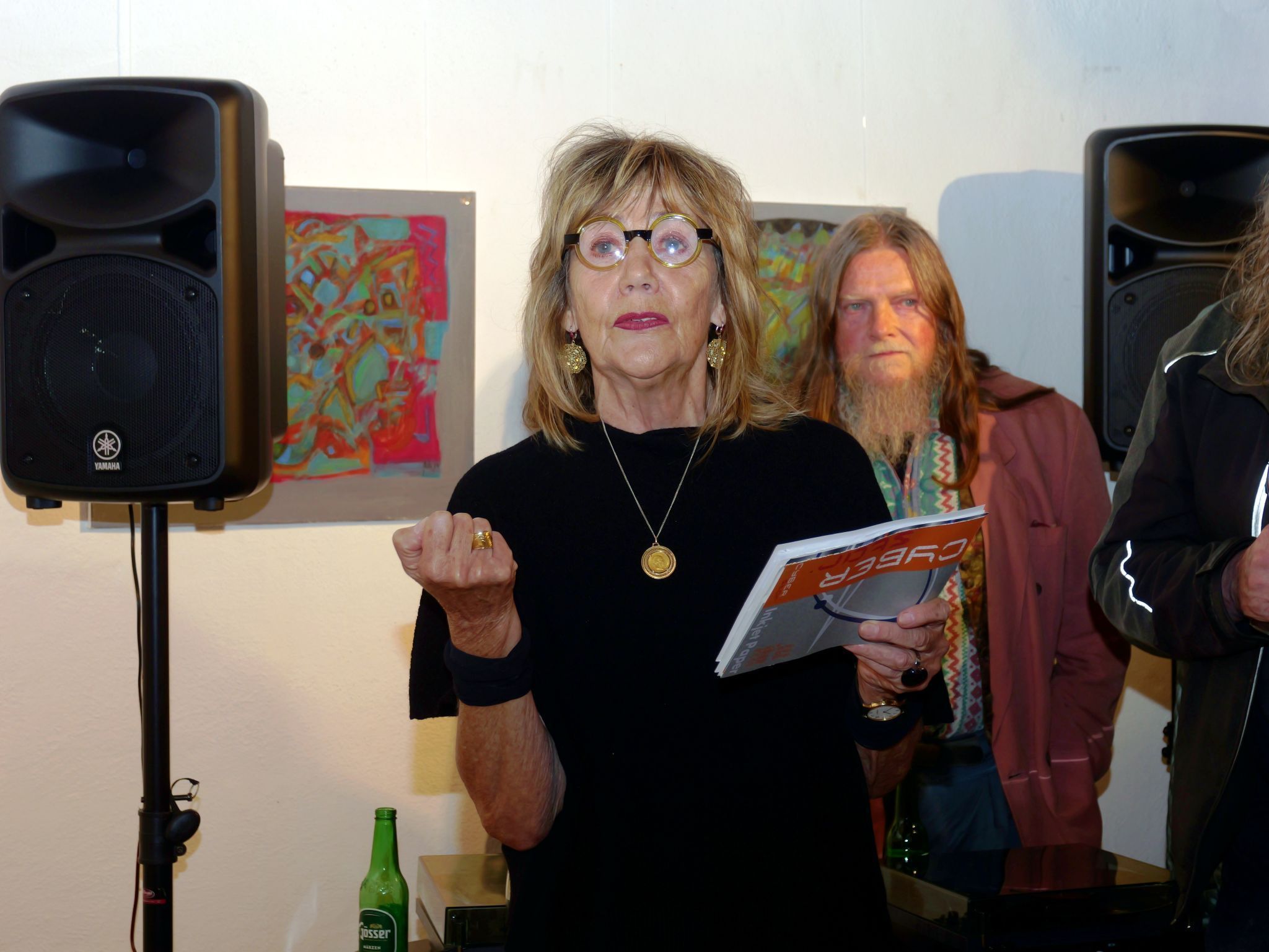 Evelyn Brandt hielt die feierliche Eröffnungsrede im Pulverturm.