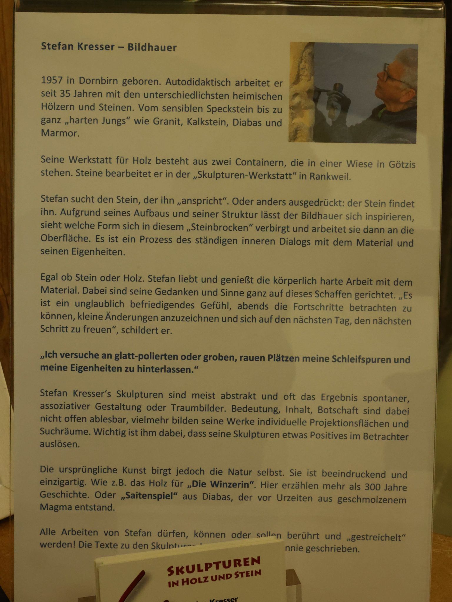 Informationen zu Stefan Kresser.