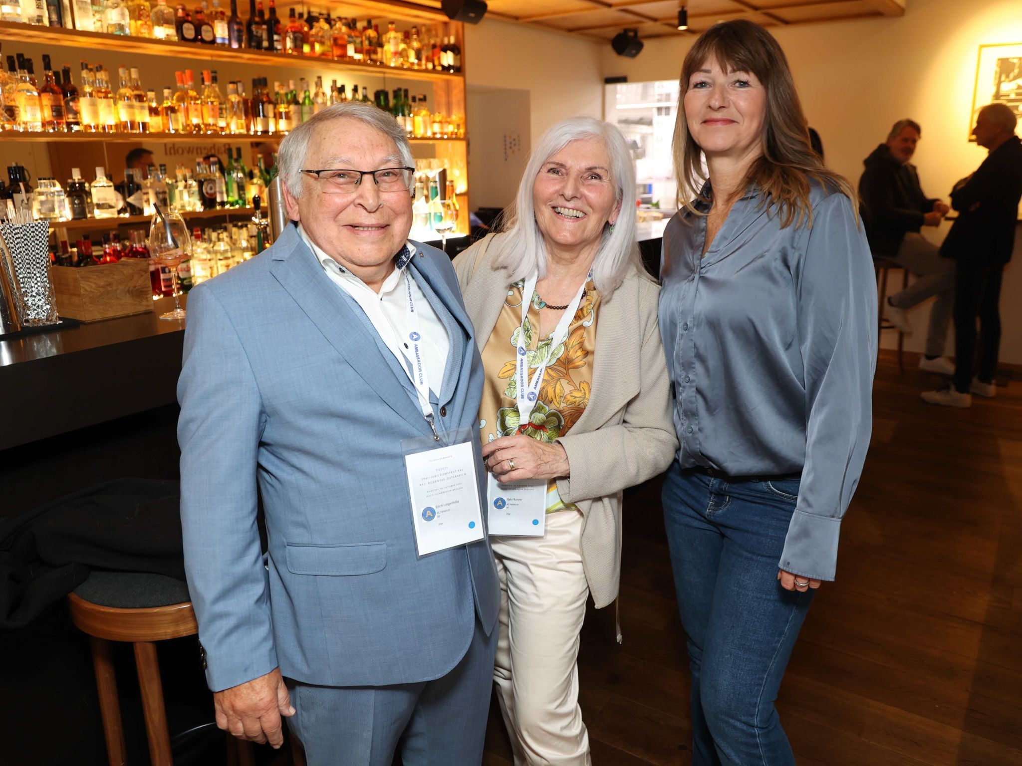 Erich Lingenhöle, Gaby Rohrer und Martina Albrecht.