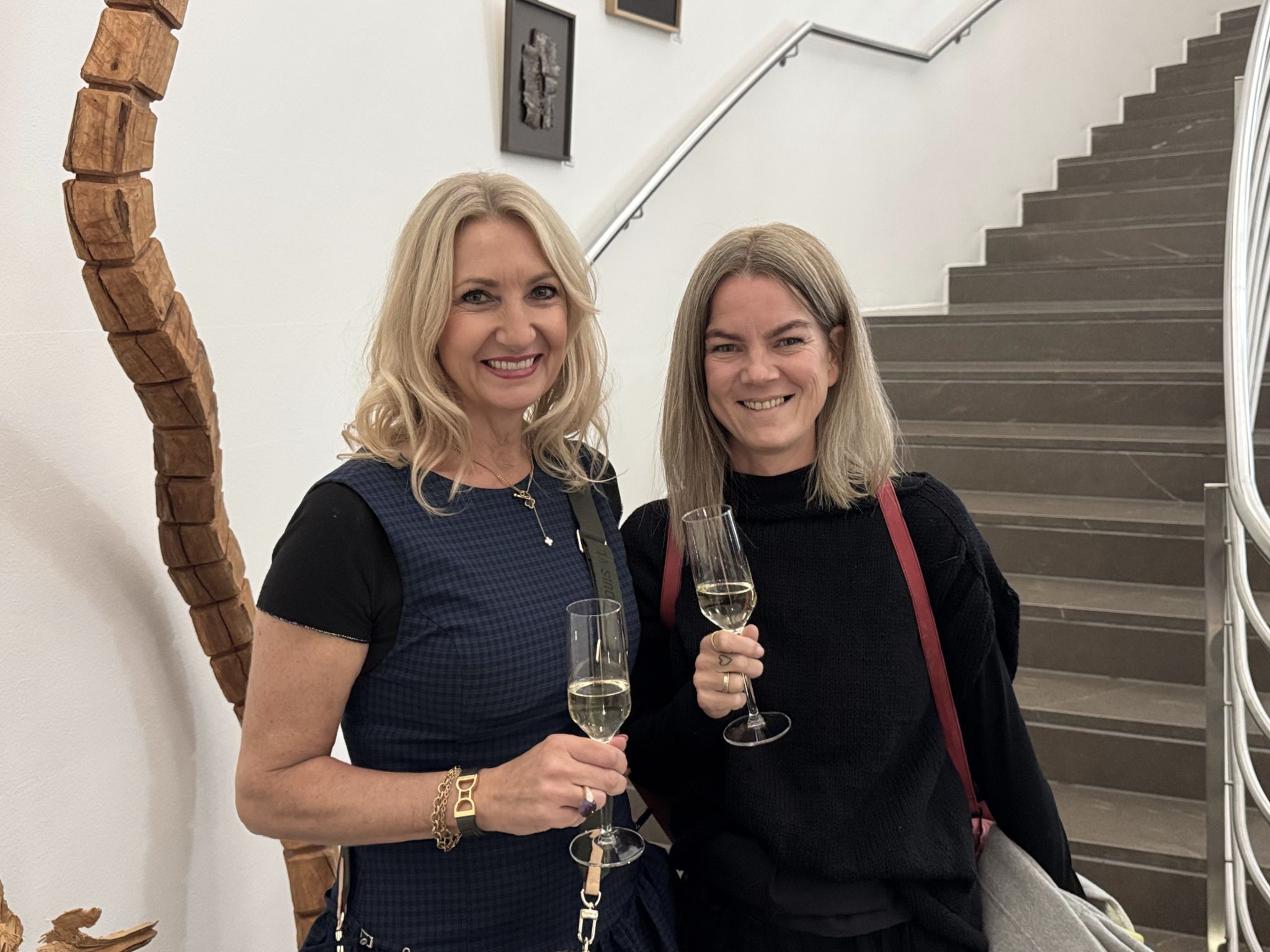 Ulrike Bohle und Melanie Smolec feierten mit.