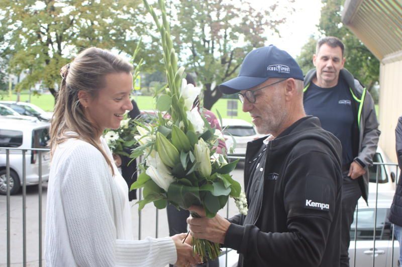 Kristina Walch mit Conny Berchtold. 