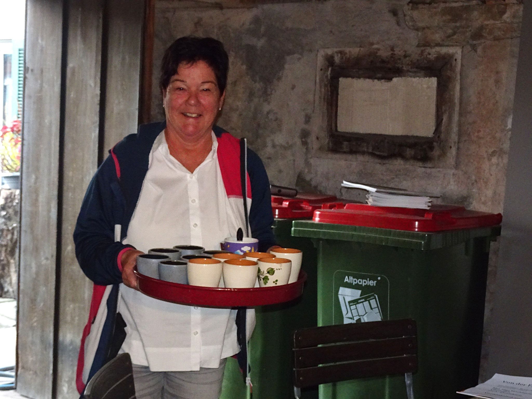 Edith Wohlgenannt sorgte für das leibliche Wohl der Kursteilnehmer.