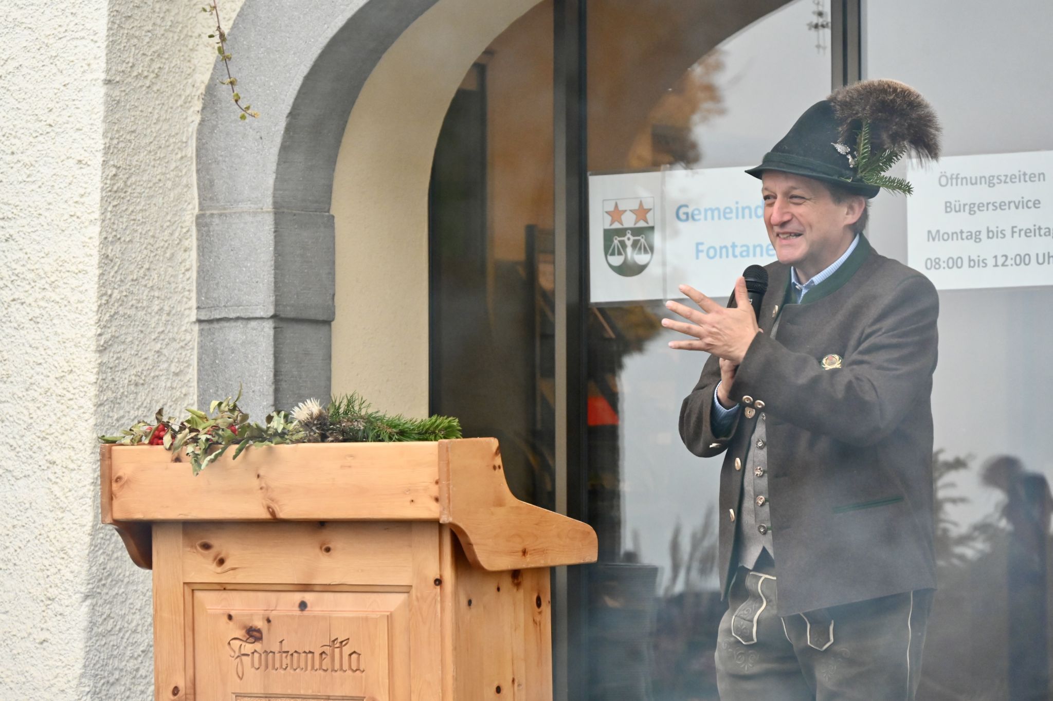 Bezirksjägermeister Manfred Vonbank betonte die Jagd mit Hausverstand.
