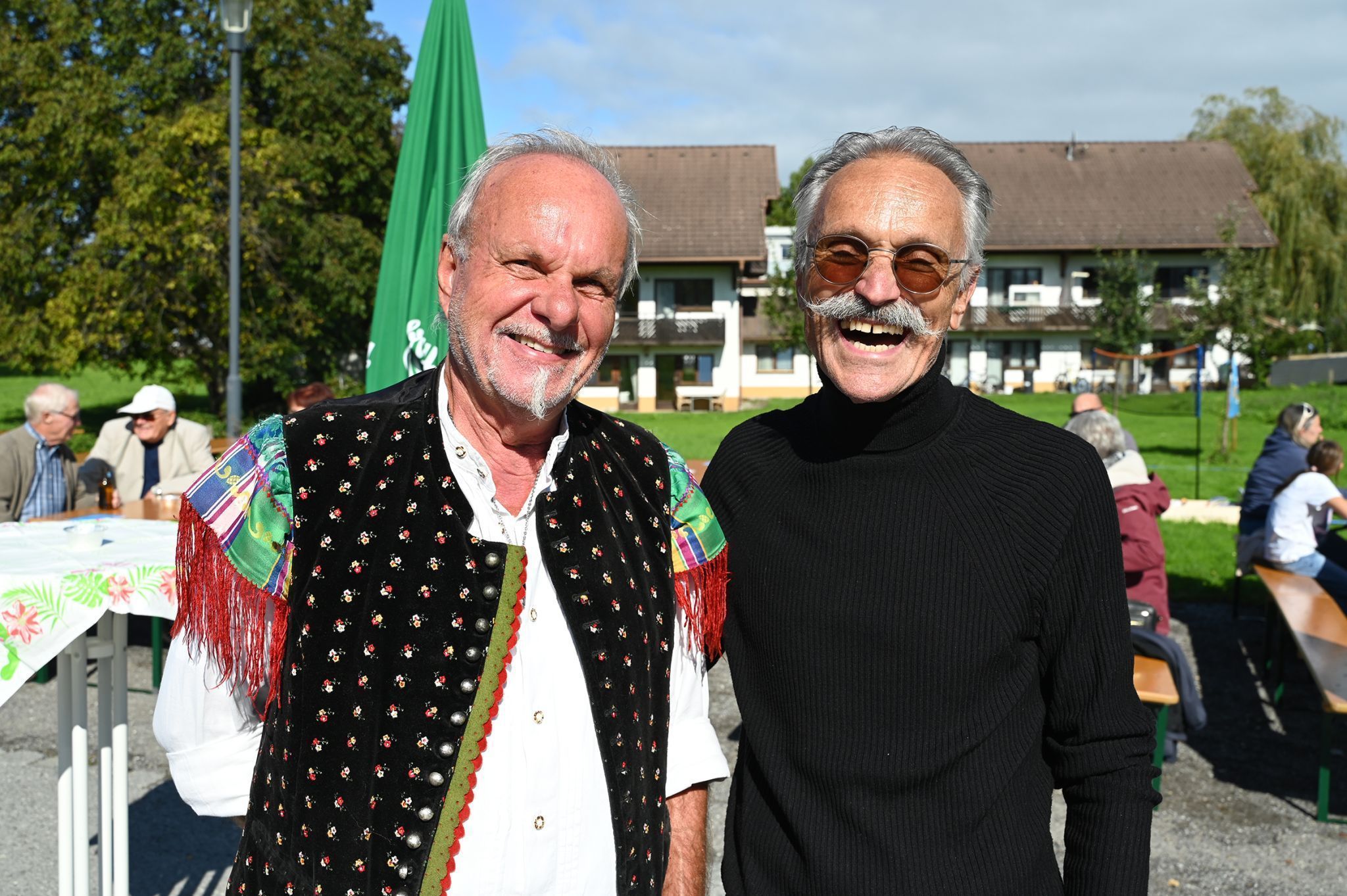 Egon Brunner (Rheintaler) und Initiator Peter Zucali.