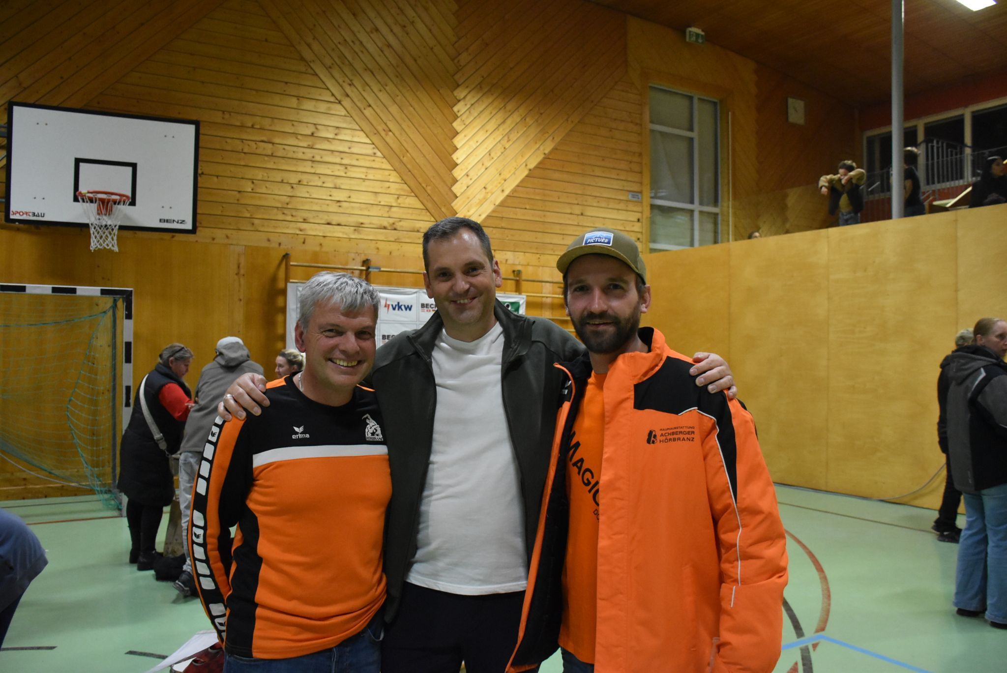 Kassier Karl Schmelzenbacher, Bgm. Andreas Kresser, Oliver Ratz