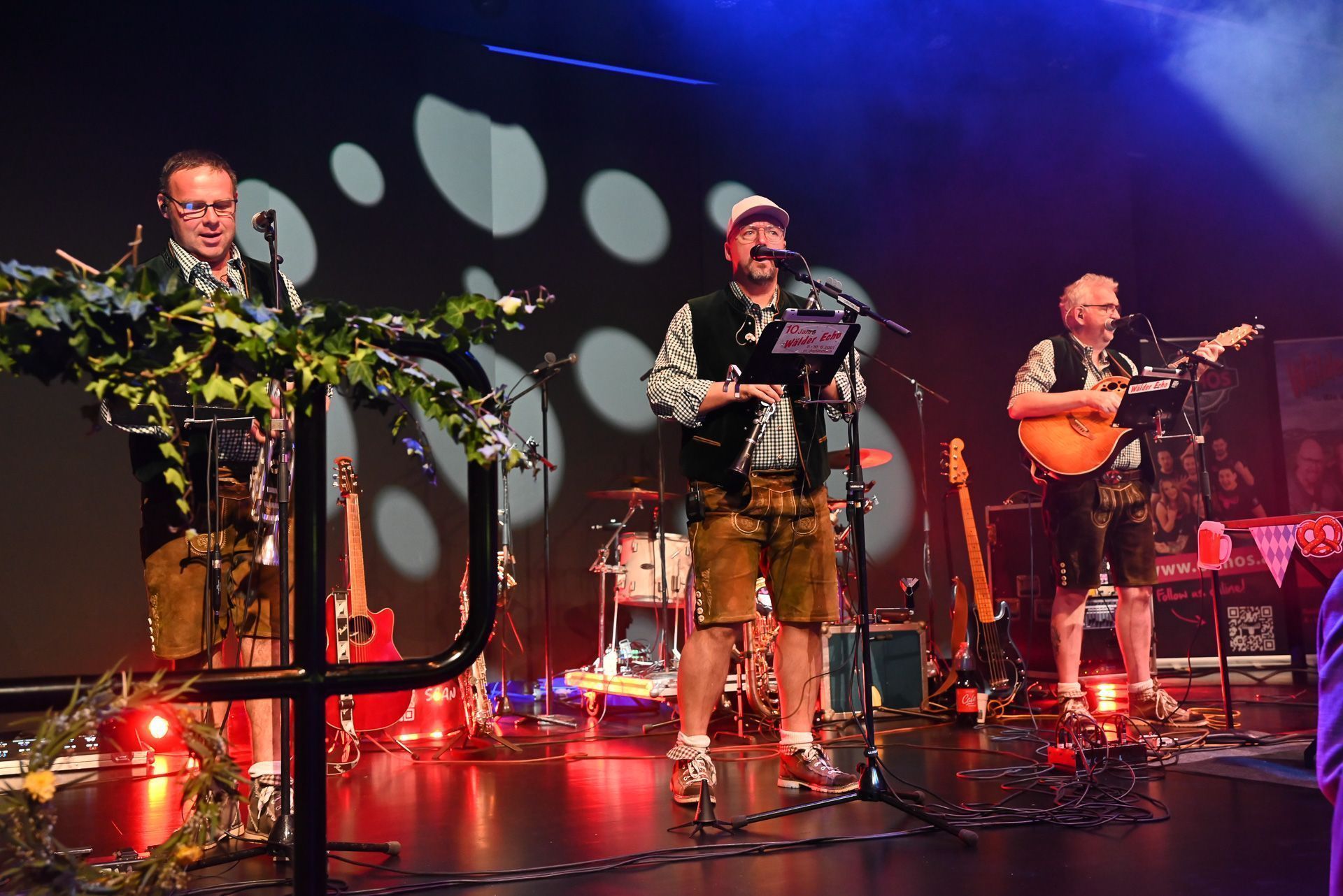 Das Wälder Echo sorgte für Festzeltstimmung unter den Gästen.