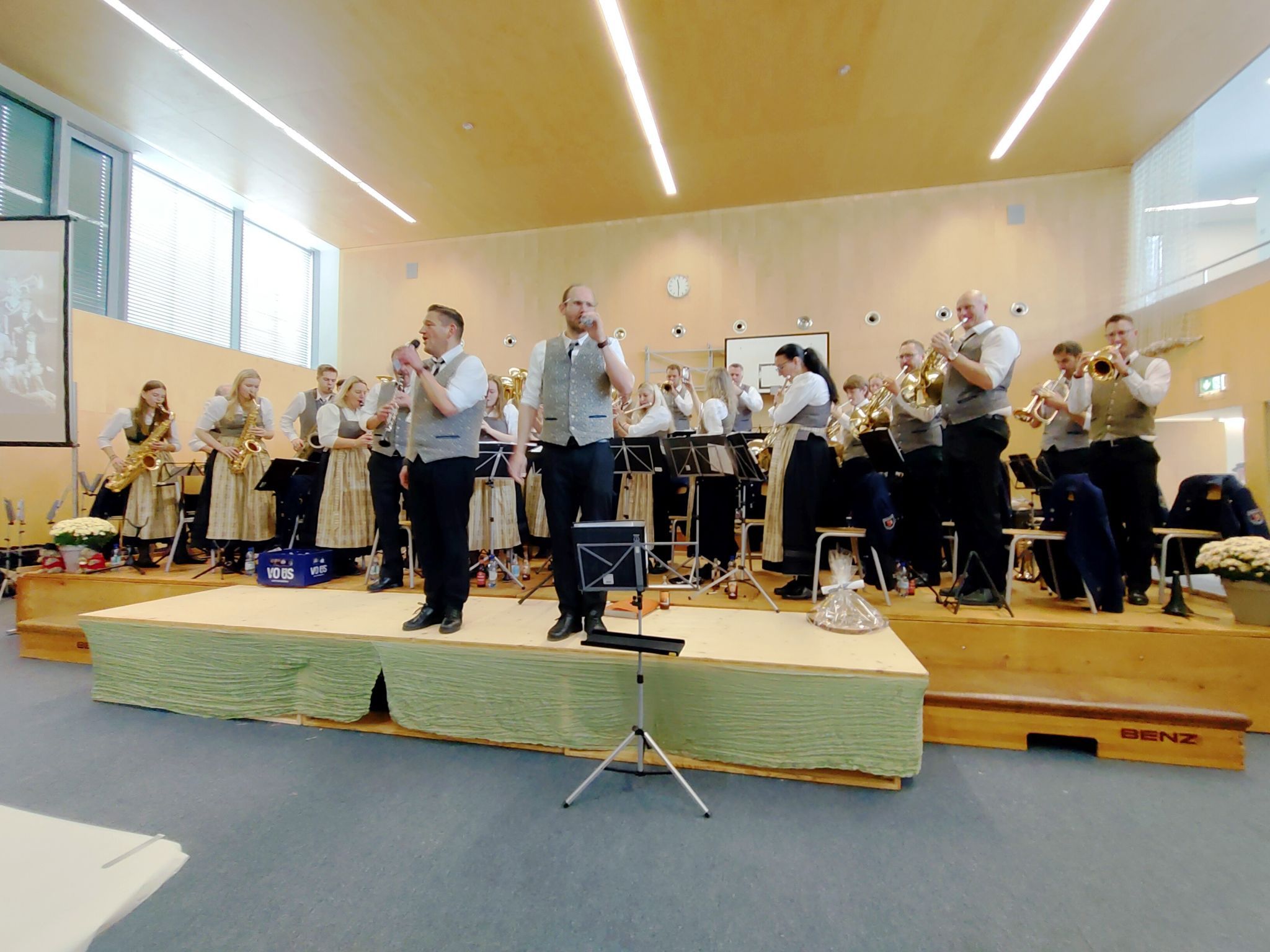 Tradition und Stimmung: „Auf der Vogelwiese“ durfte beim Gastauftritt aus Meckenbeuren nicht fehlen.