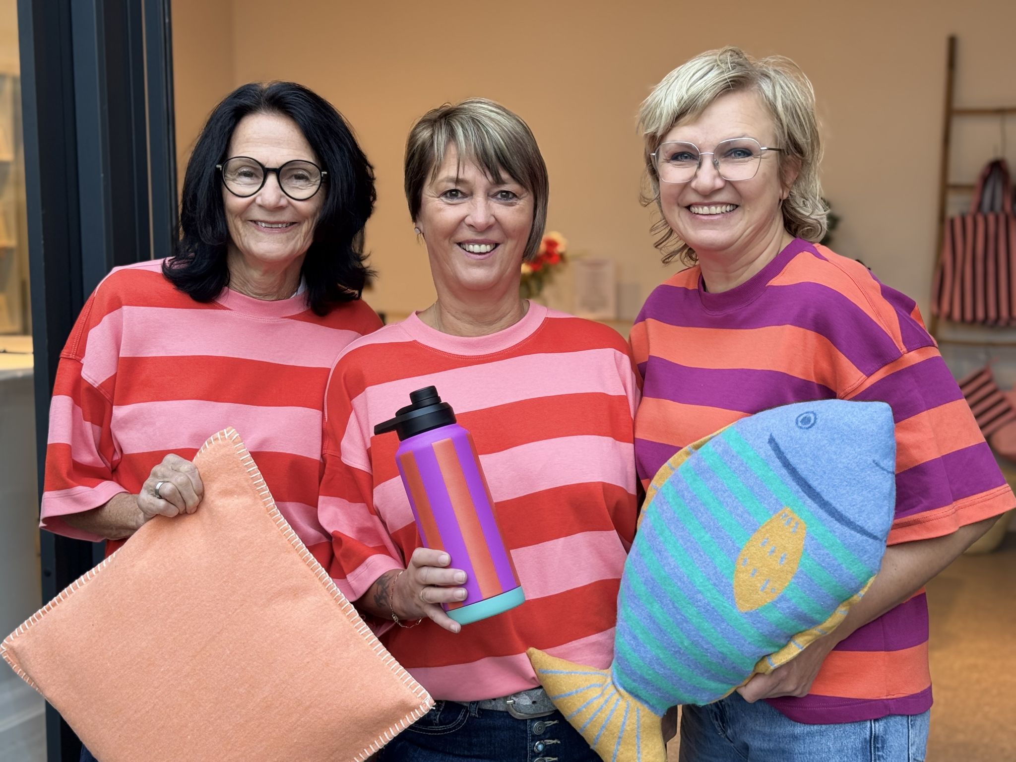 DF-Shop Team: Angelika Mayr, Rosi Immler und Alexandra Brändle.