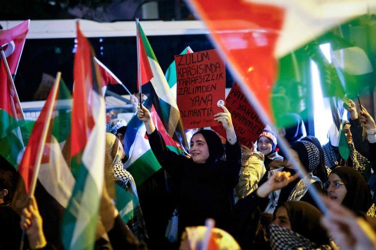TURKEY-PALESTINIAN-ISRAEL-CONFLICT-DEMO