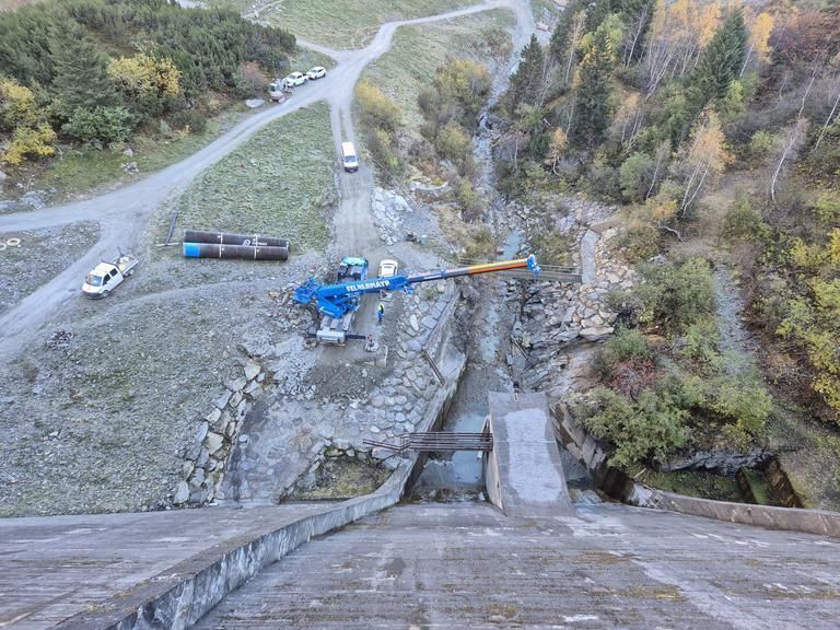 Großbaustelle auf 1700 Metern: Darum gleicht der Vermuntspeicher derzeit einer Mondlandschaft