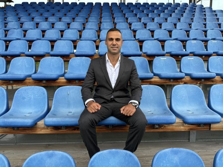 Neuer SW Bregenz Trainer Tugberk Tanrivermis im ImmoAgentur Stadion in Bregenz