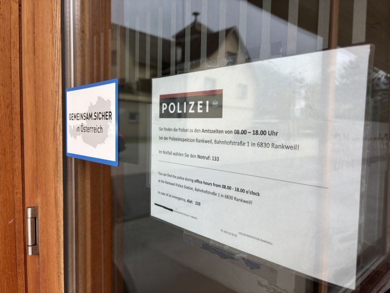 Eine Polizeiinspektion weniger in Vorarlberg