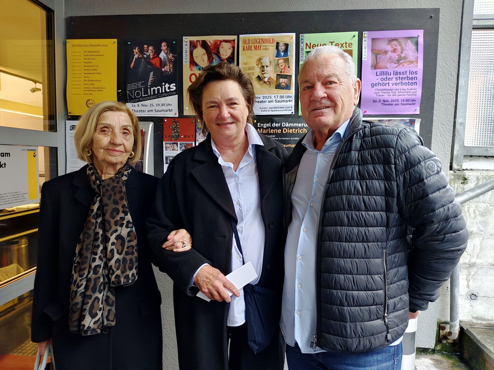 Prominente Gäste: Unter den Besucherinnen: Helga Fritz, Elisabeth Pucher und Peter Xander.