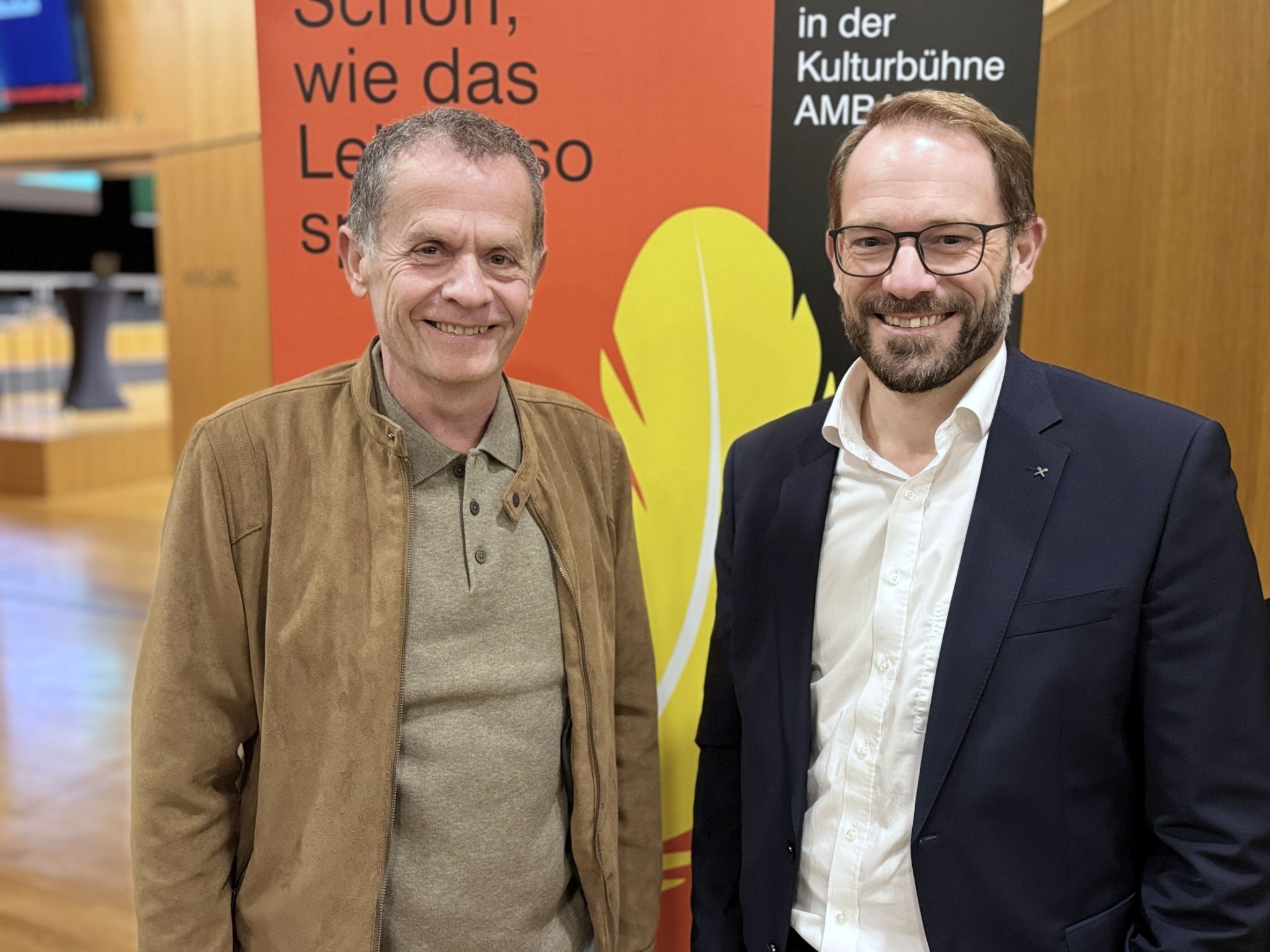 Hartmut Hofer und Klemens Heinzle (Raiba Montfort).