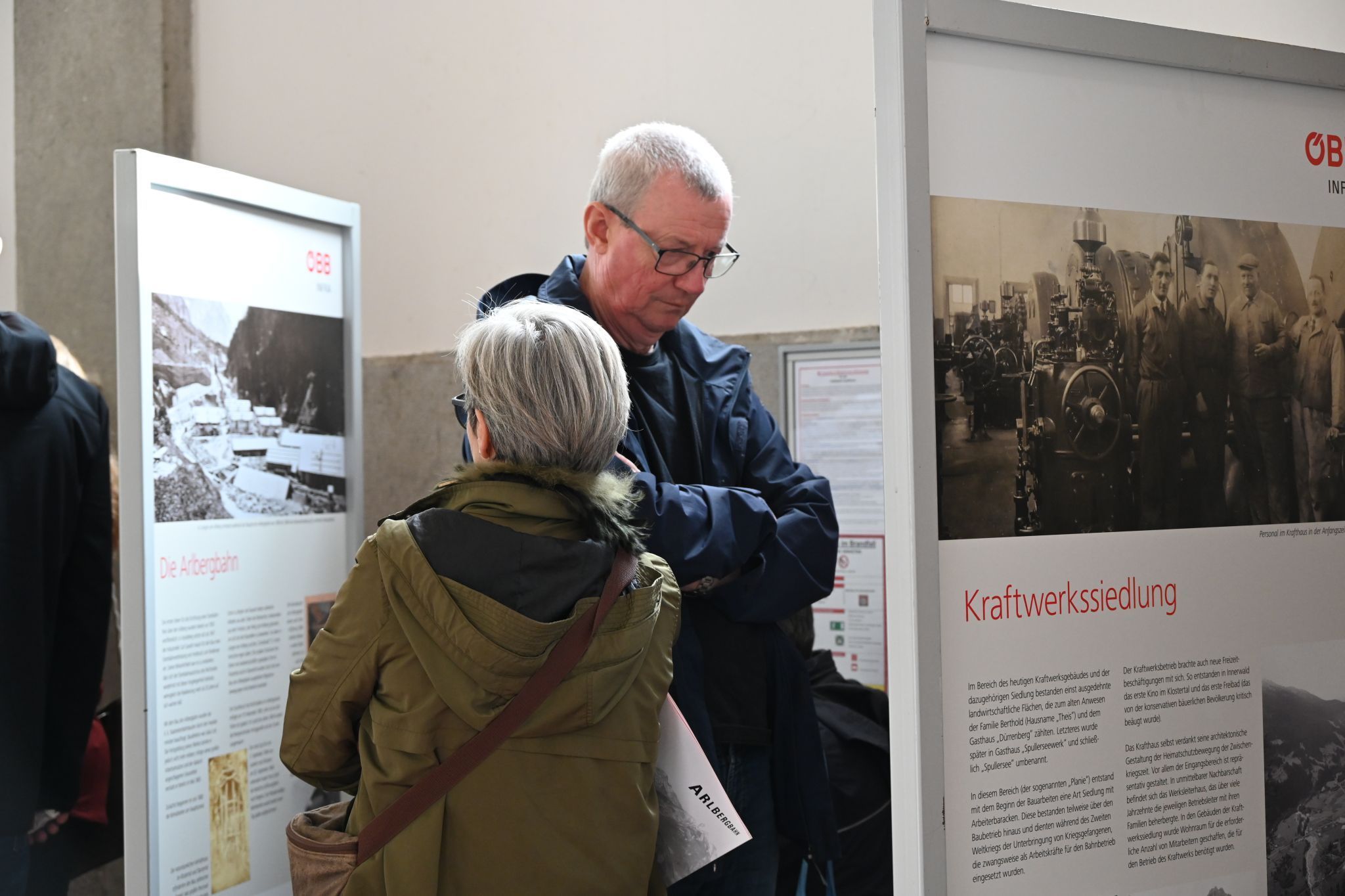 Die Ausstellung gab interessante Einblicke rund um das Spullerseekraftwerk.
