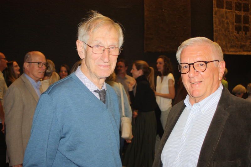 Elmar Simma mit Franz Abbrederis. 