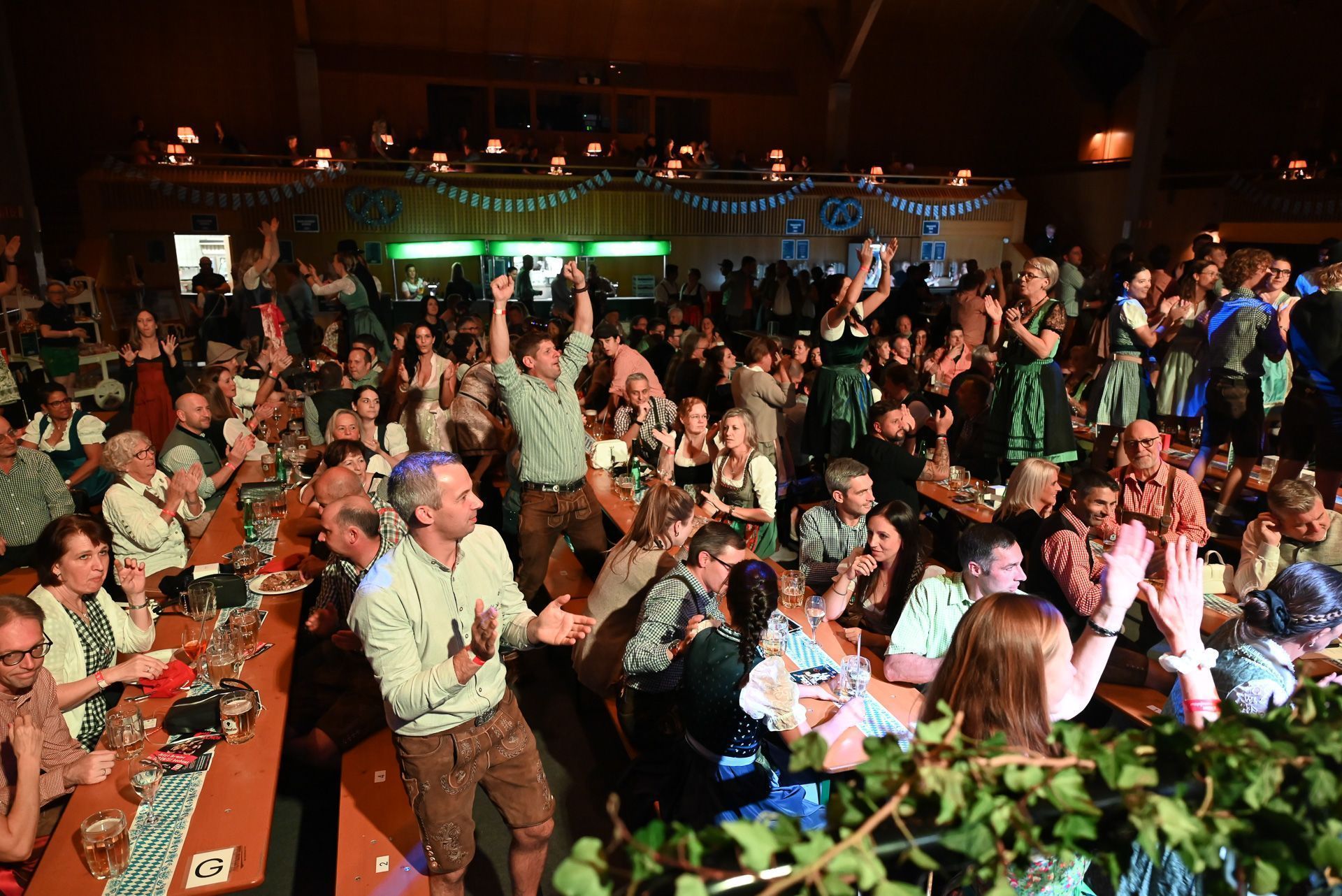 Festzeltstimmung herrschte beim ersten Oktoberfest im Lustenauer Reichshofsaal.