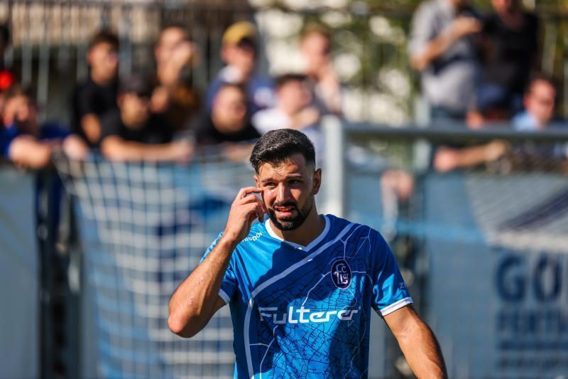 Kerim Kalkan spielt mit FC Lustenau in Hohenems.STIPLOVSEK