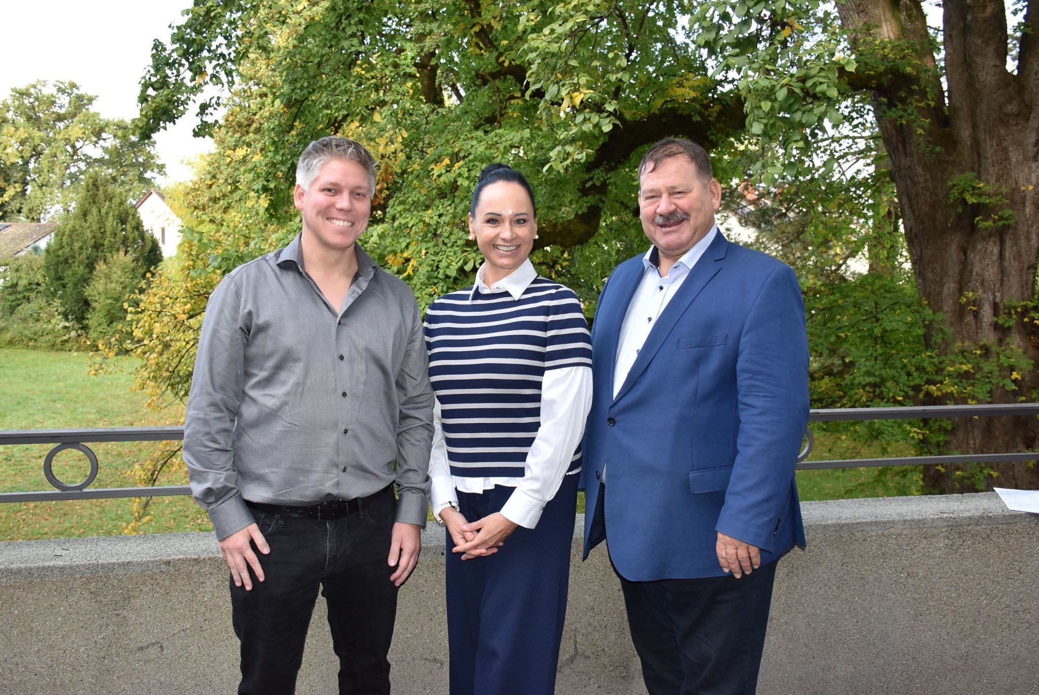 Stellvertreter Fabian Utz, Dir, Bettina Wechselberger, Stadtrat Hubert Kinz
