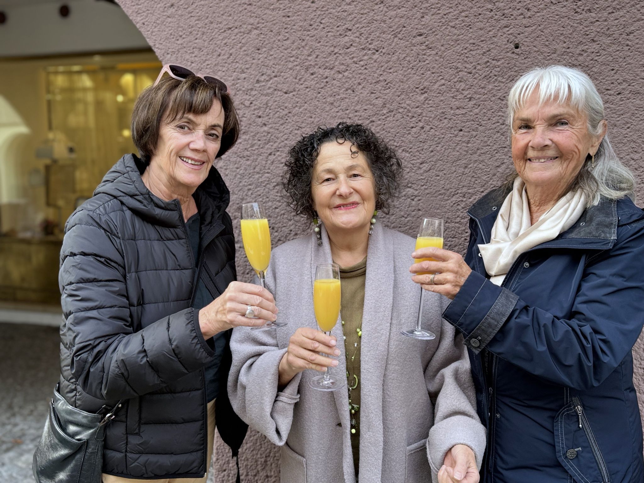 Veronika Heingärtner, Hildegard Frei-Bertsch und Ingeborg Burtscher feierten mit.