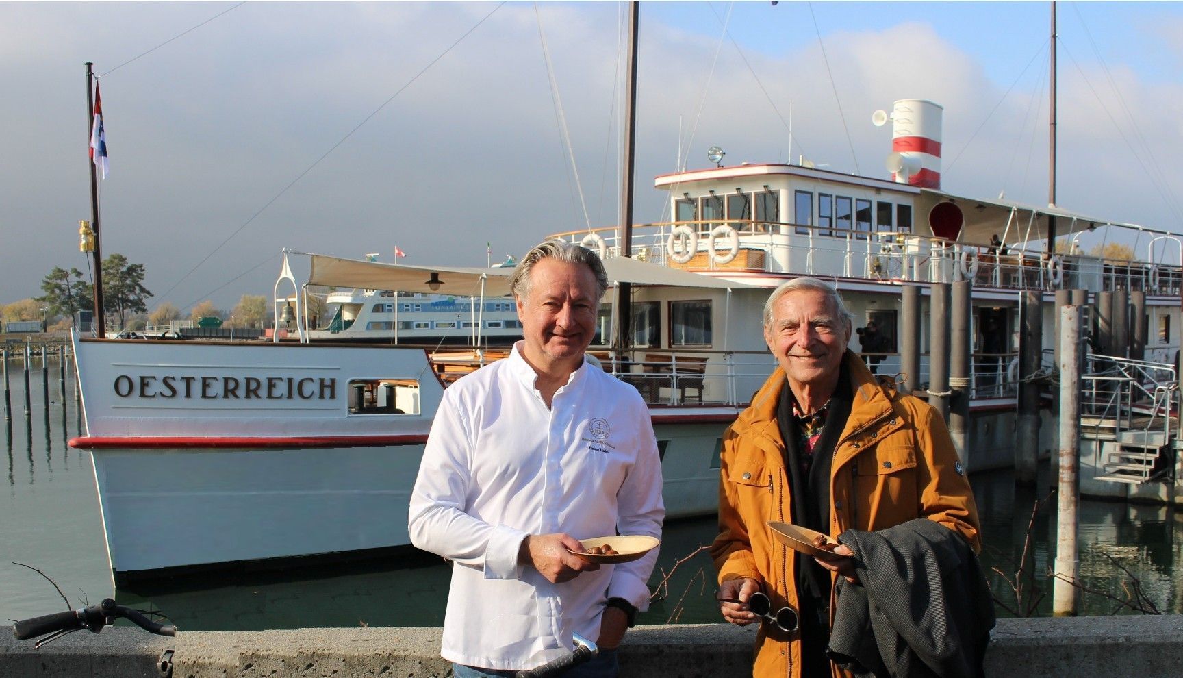 Mit dem Gansl-Essen auf der Oesterreich haben Jürgen Zimmermann und Haubenkoch Heino Huber einen echten Volltreffer gelandet.