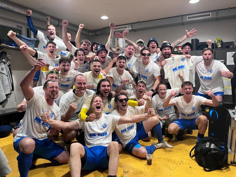 Jubel nach dem letztjährigen Meistertitel in Gaißau.VEREIN