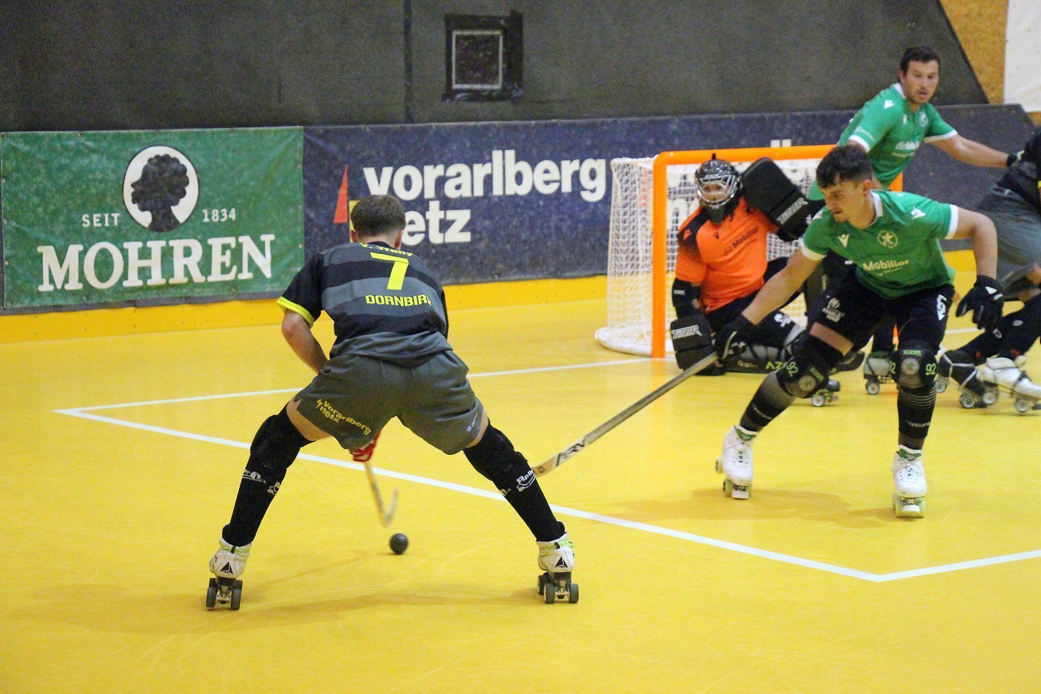 Der RHC Dornbirn ließ die Fans gleich zum Auftakt jubeln.