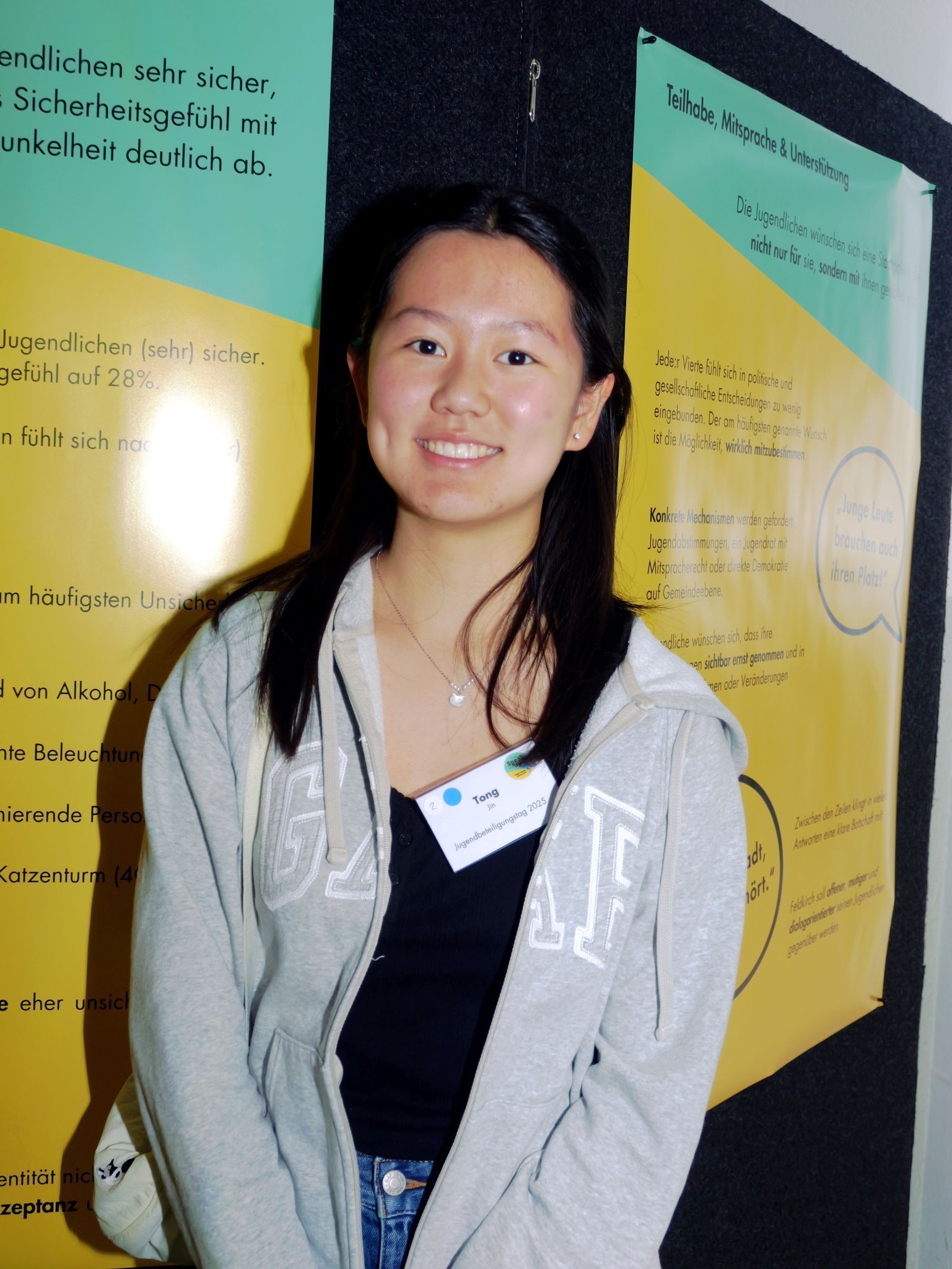 „Der Beteiligungstag bietet mit gute Möglichkeiten, mich mit meinen Ideen einzubringen. Ich begrüße den Ansatz, Jugendliche aktiv einzubinden und Projekte auch umzusetzen.“ Tong Jin (14 Jahre), Feldkirch