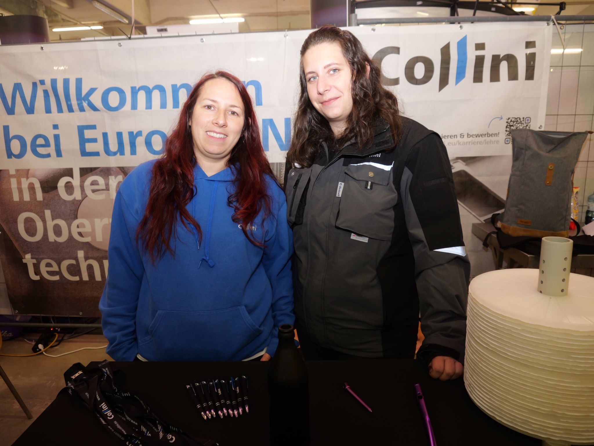 Ramona Peter und Antonia Klammer, Lehrlingsausbilder bei Collini.