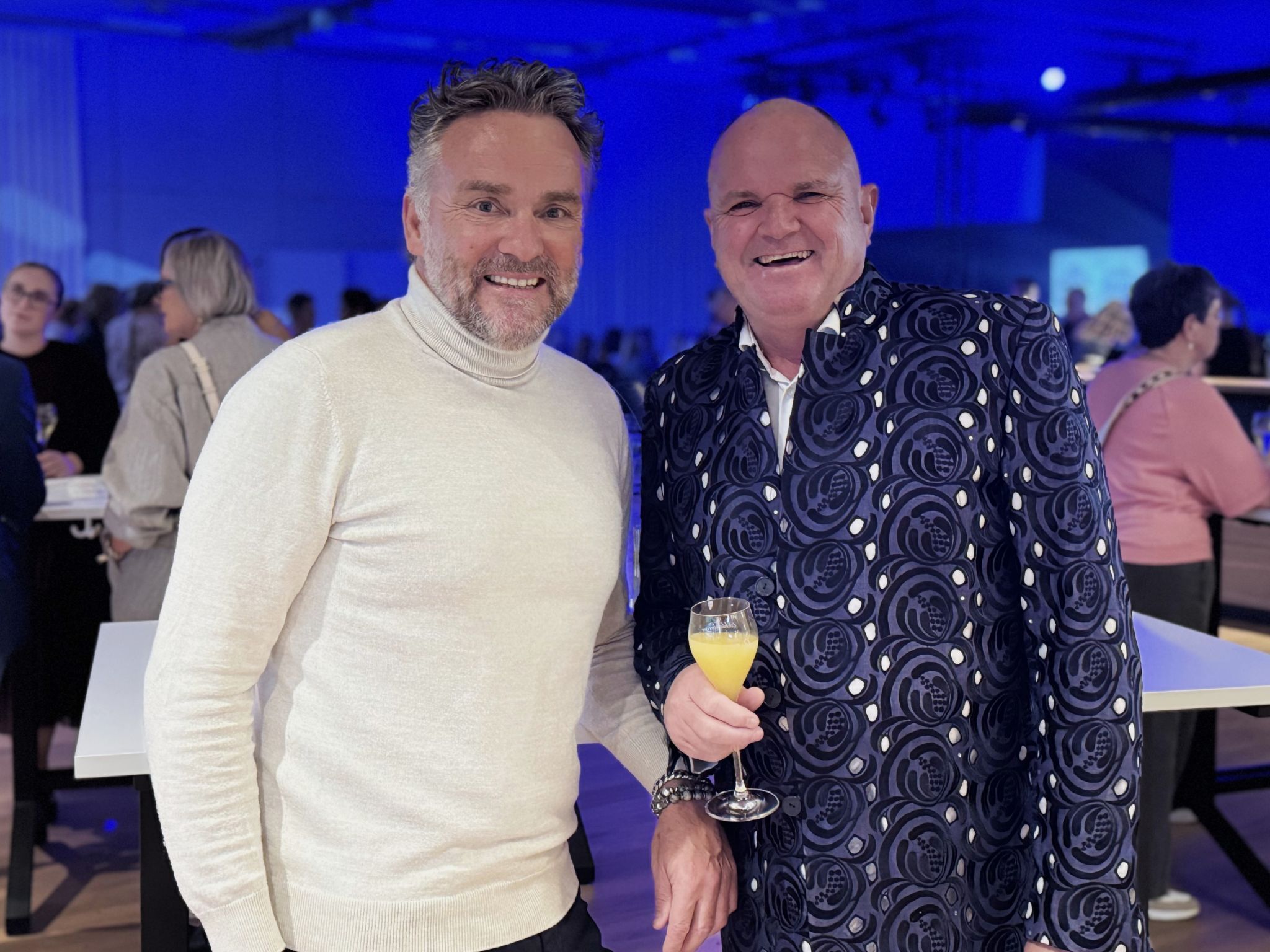 Harald Otto (Mo Catering) und Architekt Wolfi Mähr.